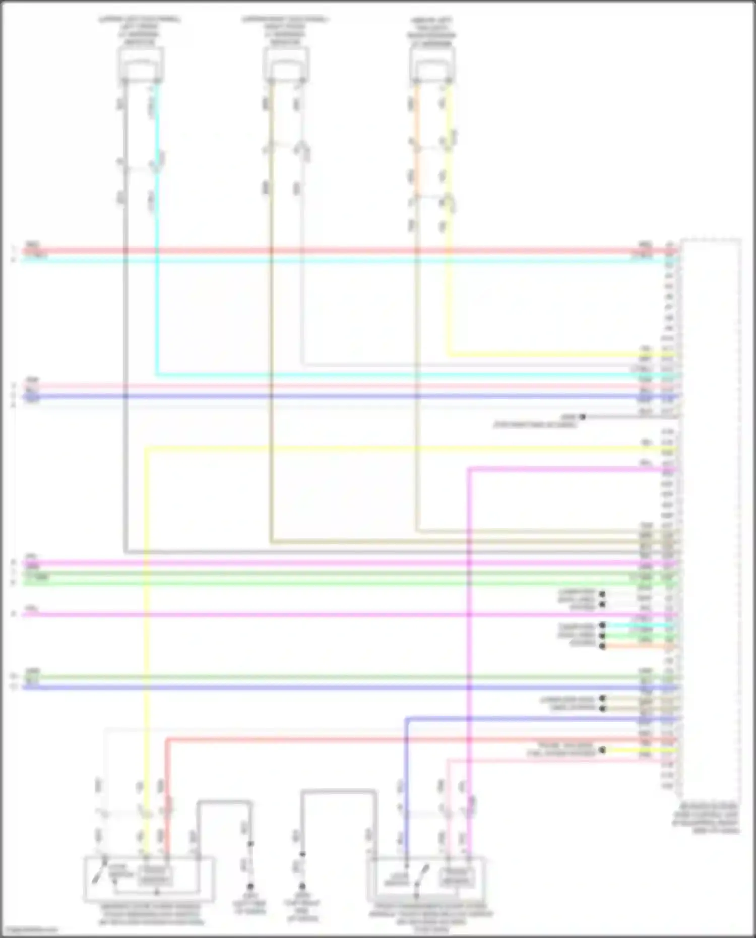 Wiring diagram left front lf antenna/ initiator for Honda Ridgeline II (2016-2021) (1 of 3)
