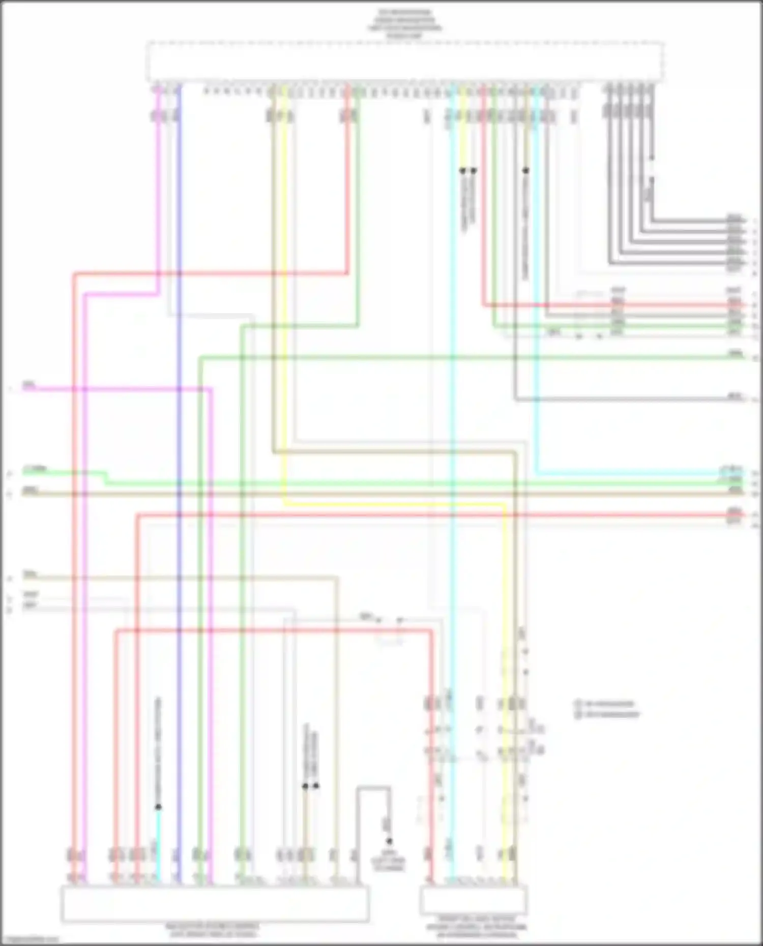 Wiring diagram lines system for Honda Ridgeline II (2016-2021) (2 of 7)