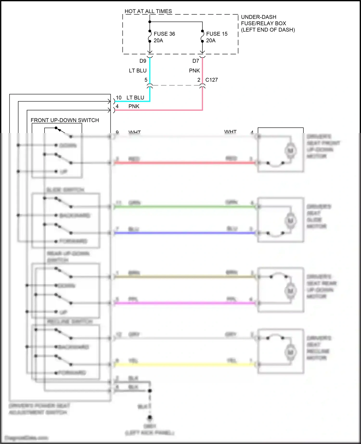 Honda Ridgeline II (2016-2021) lt blu wiring diagram  (71 of 103)