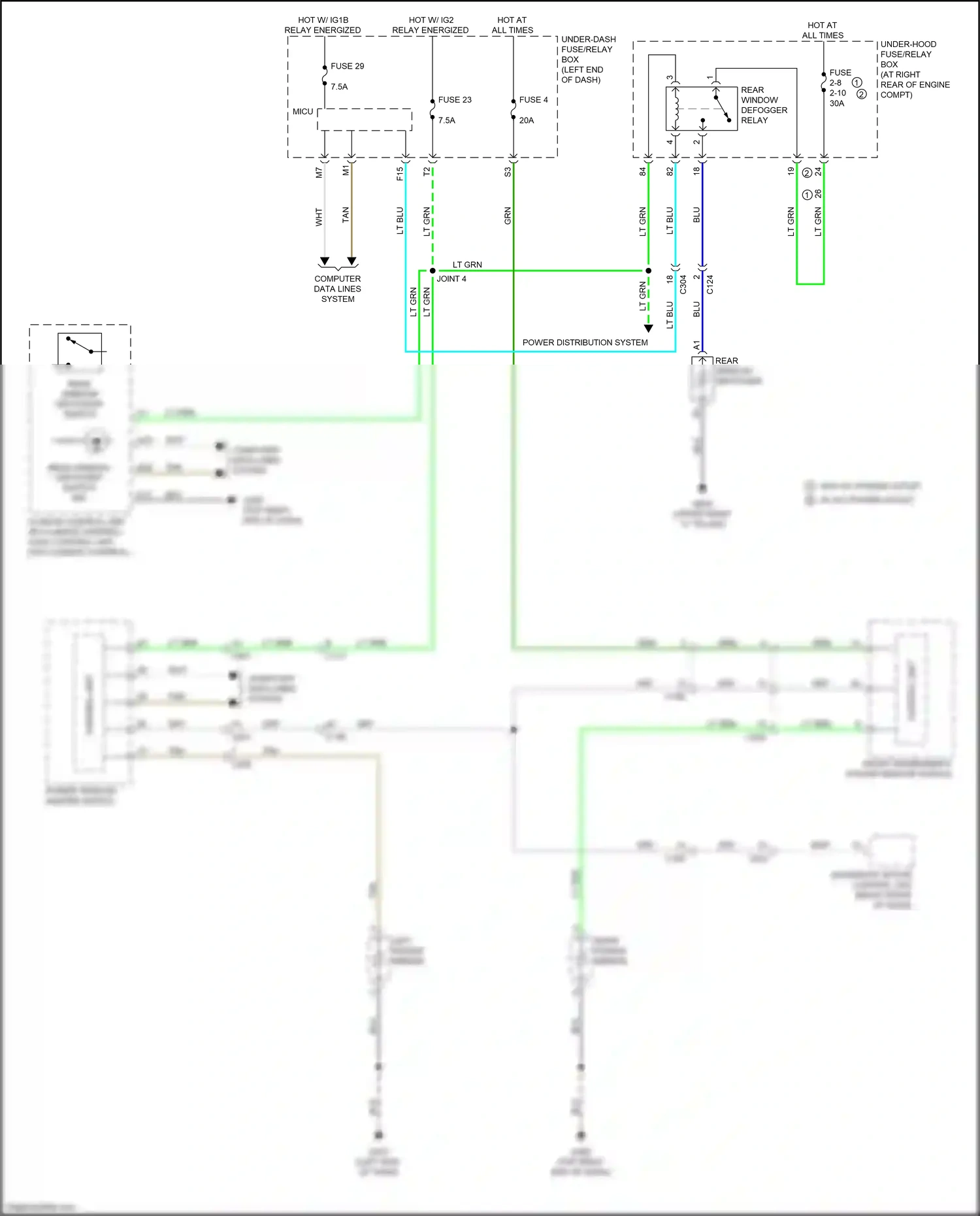 Honda Ridgeline II (2016-2021) lt blu wiring diagram  (74 of 103)