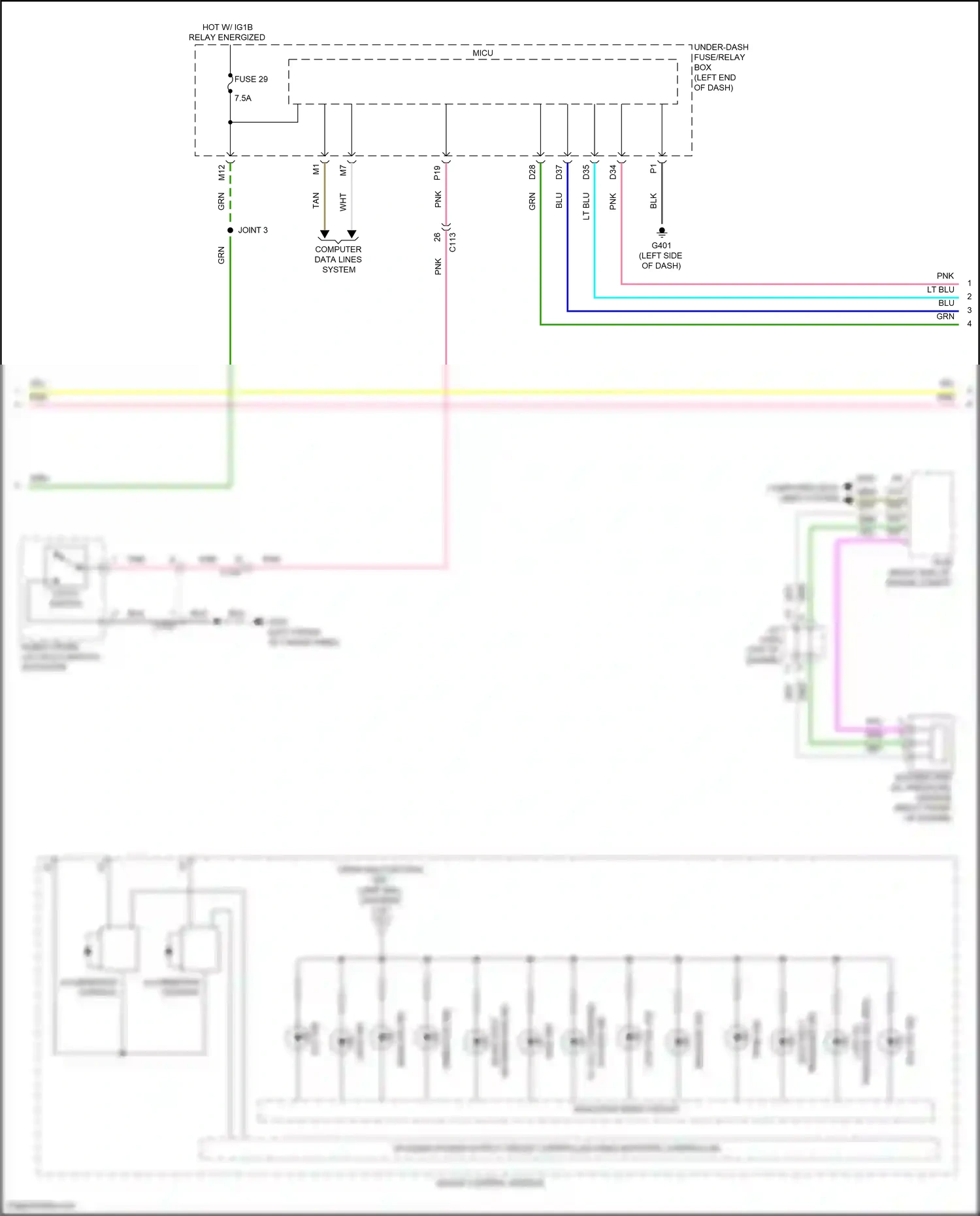 Honda Ridgeline II (2016-2021) lt blu wiring diagram  (37 of 103)