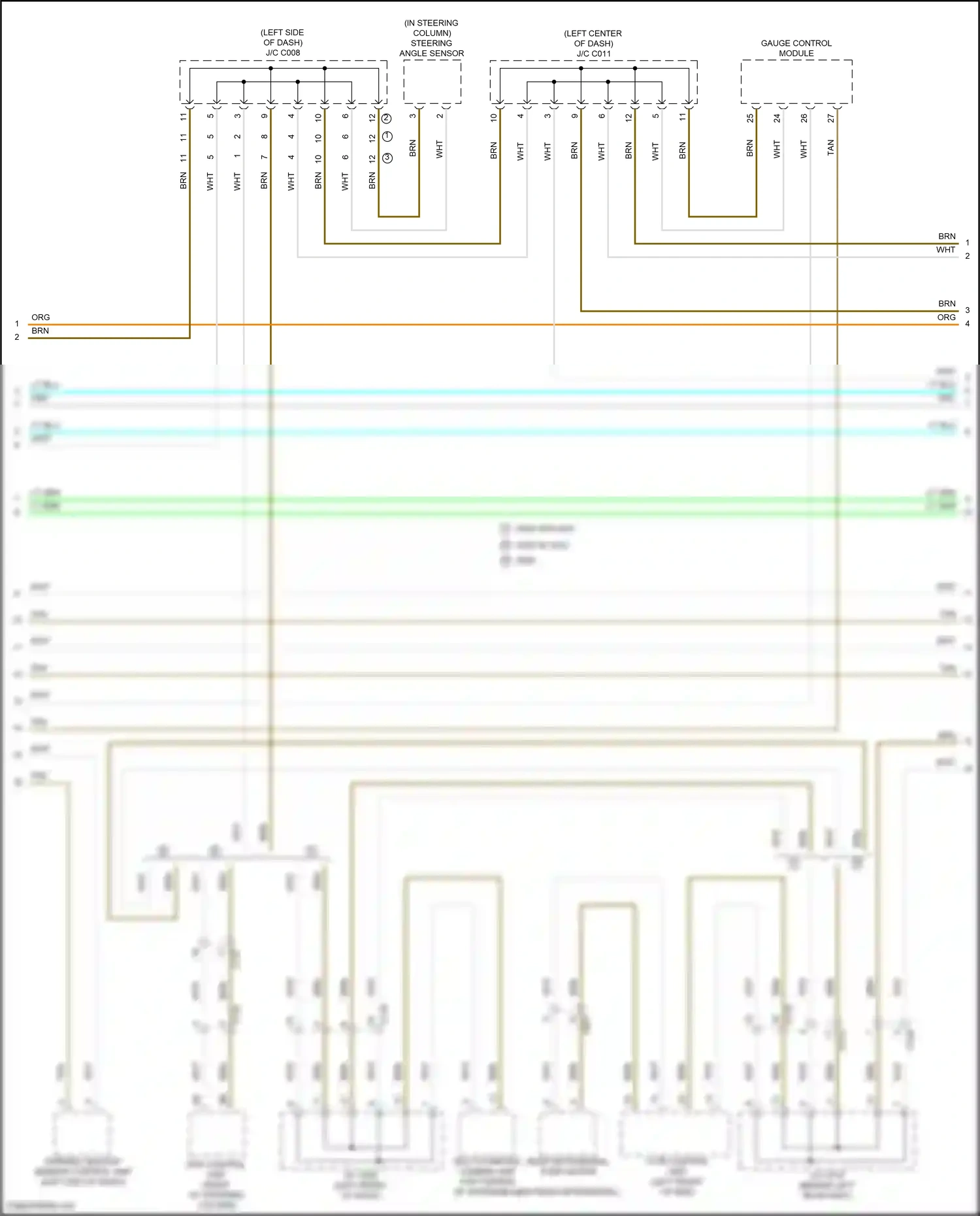 Honda Ridgeline II (2016-2021) multi-purpose camera unit wiring diagram  (1 of 4)