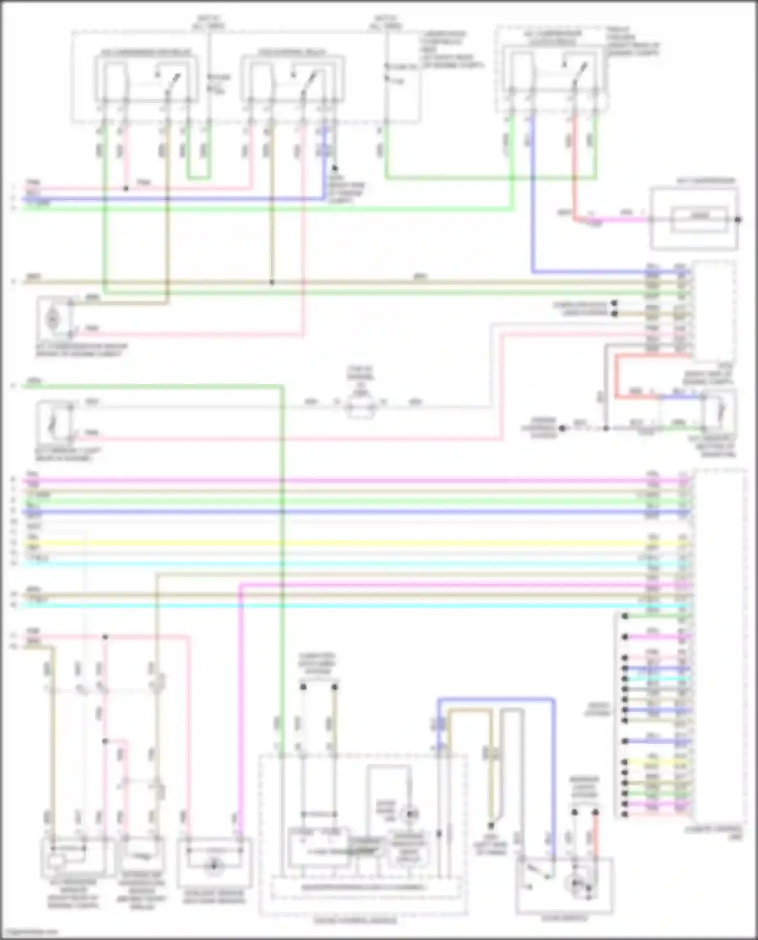 Wiring diagram outside air temperature sensor for Honda Ridgeline II (2016-2021) (1 of 1)