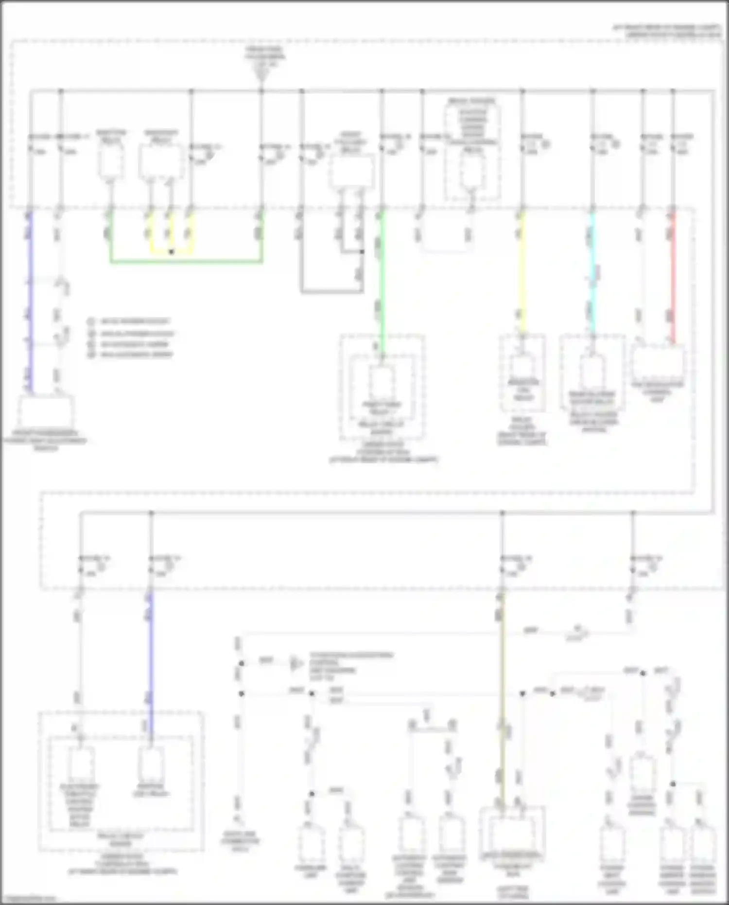 Wiring diagram pgm-fi main relay 1 for Honda Ridgeline II (2016-2021) (4 of 5)