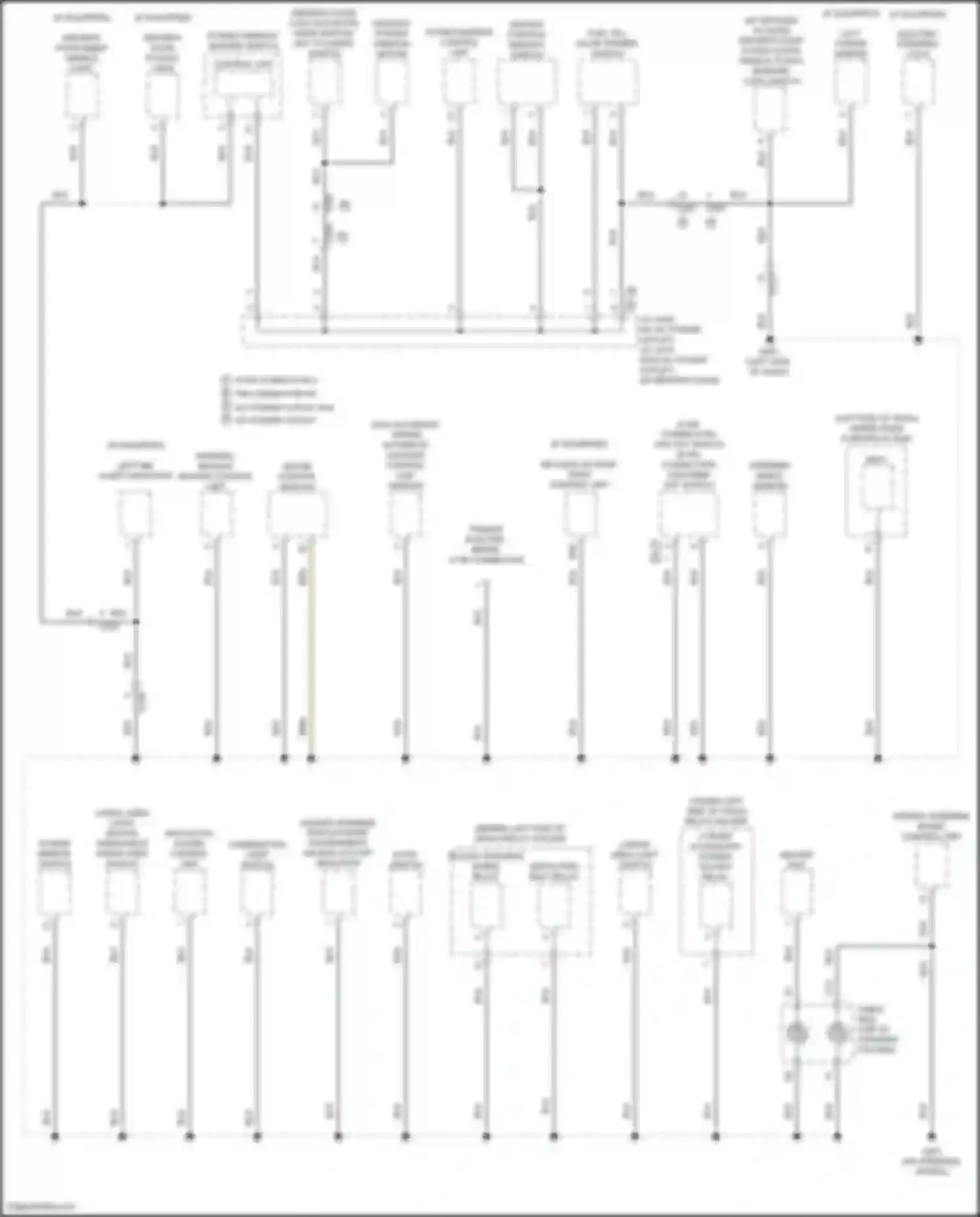Wiring diagram power mirror control unit for Honda Ridgeline II (2016-2021) (1 of 5)