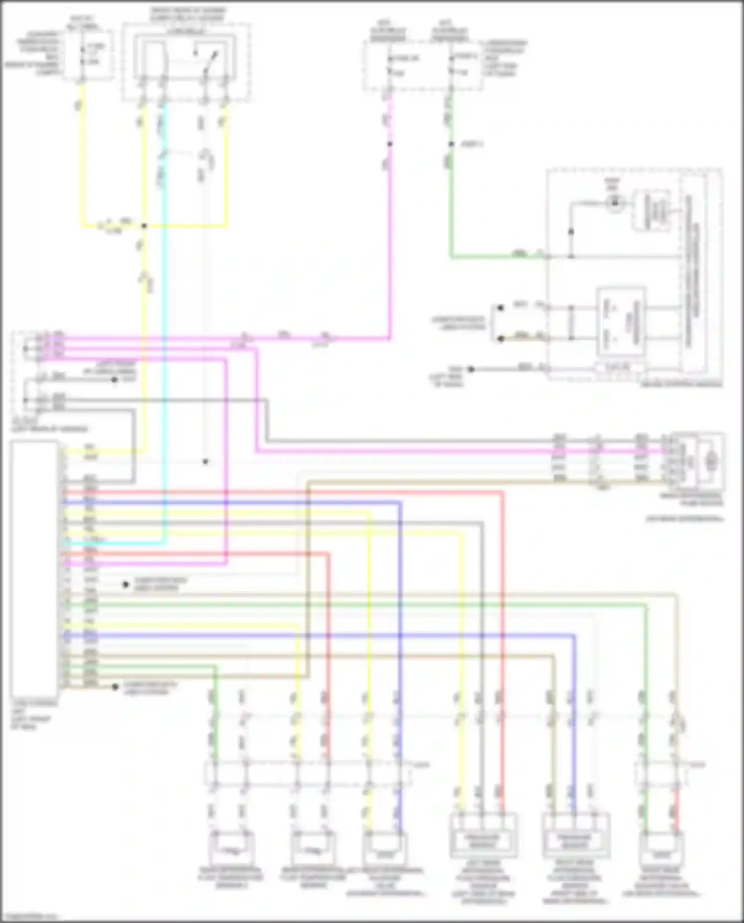 Wiring diagram rear differential fluid temperature sensor for Honda Ridgeline II (2016-2021) (1 of 1)