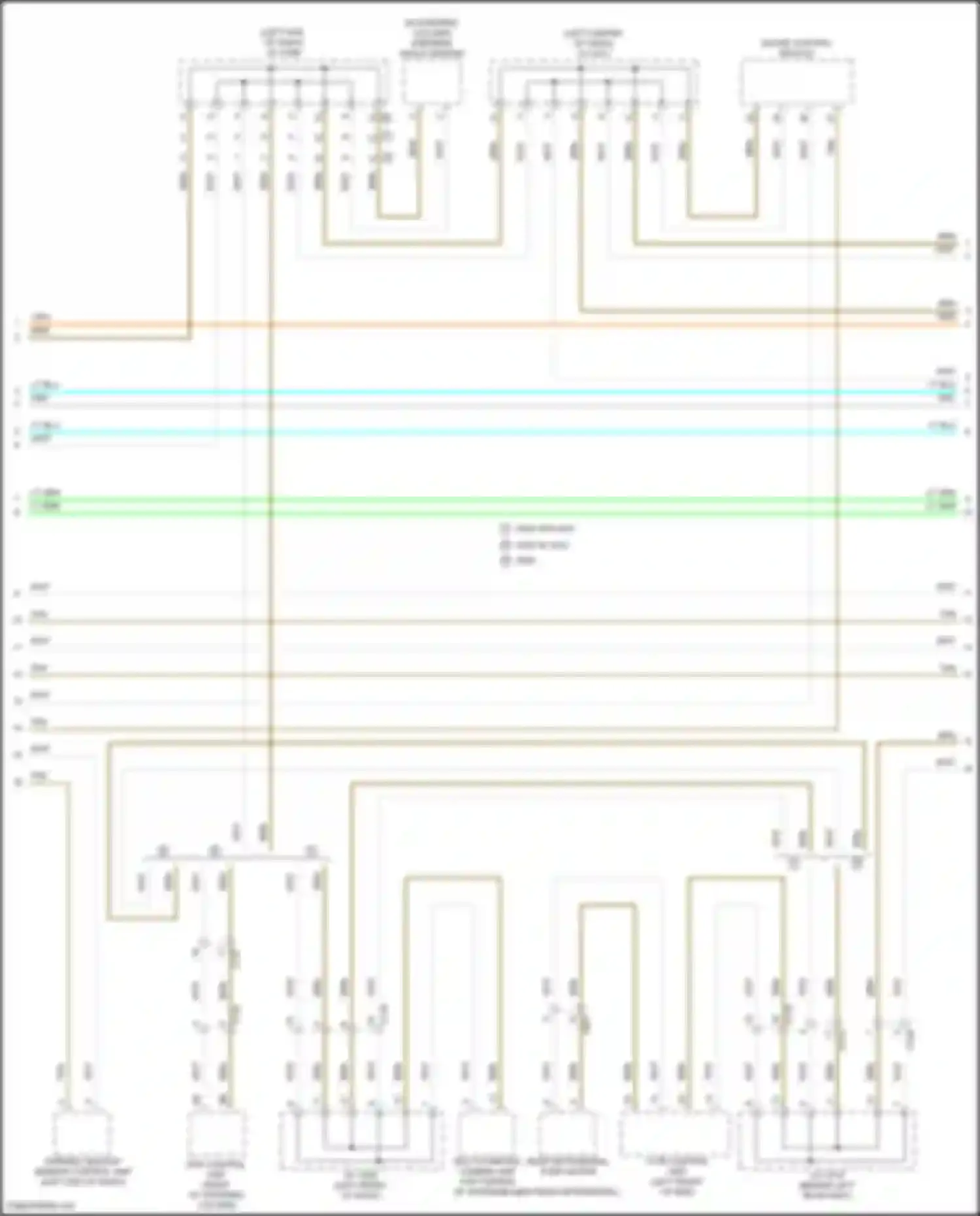 Wiring diagram rear differential pump motor for Honda Ridgeline II (2016-2021) (2 of 4)