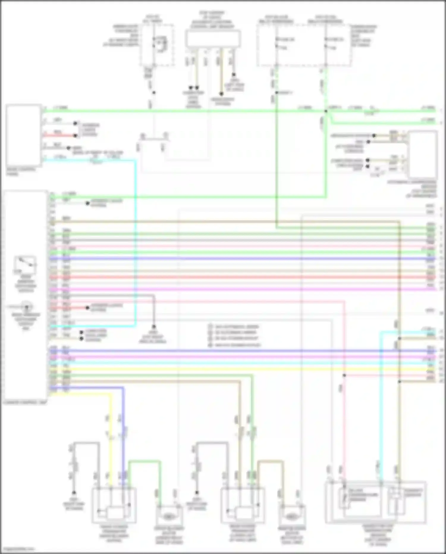 Wiring diagram rear power transistor for Honda Ridgeline II (2016-2021) (1 of 3)