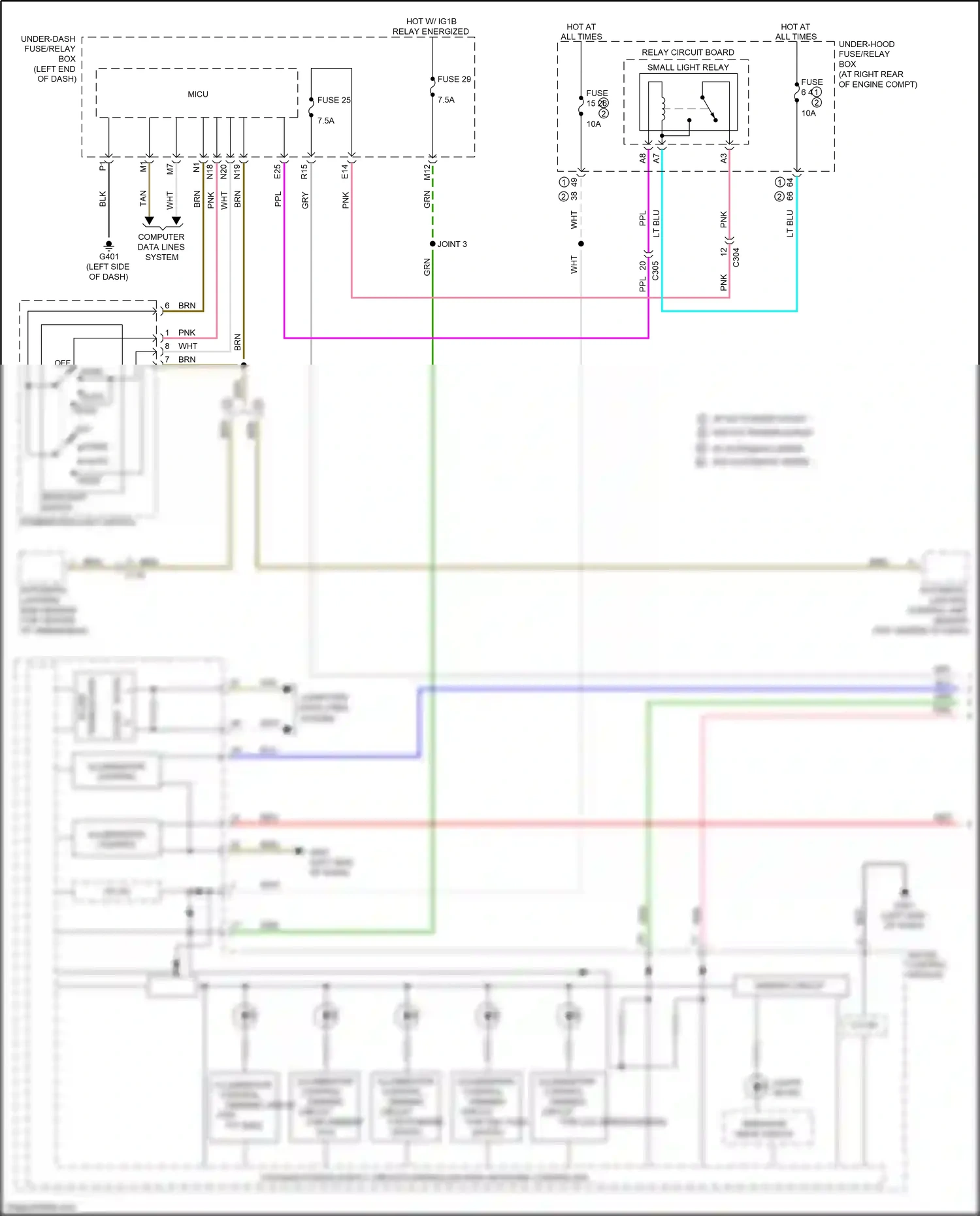 Honda Ridgeline II (2016-2021) red wiring diagram  (68 of 118)
