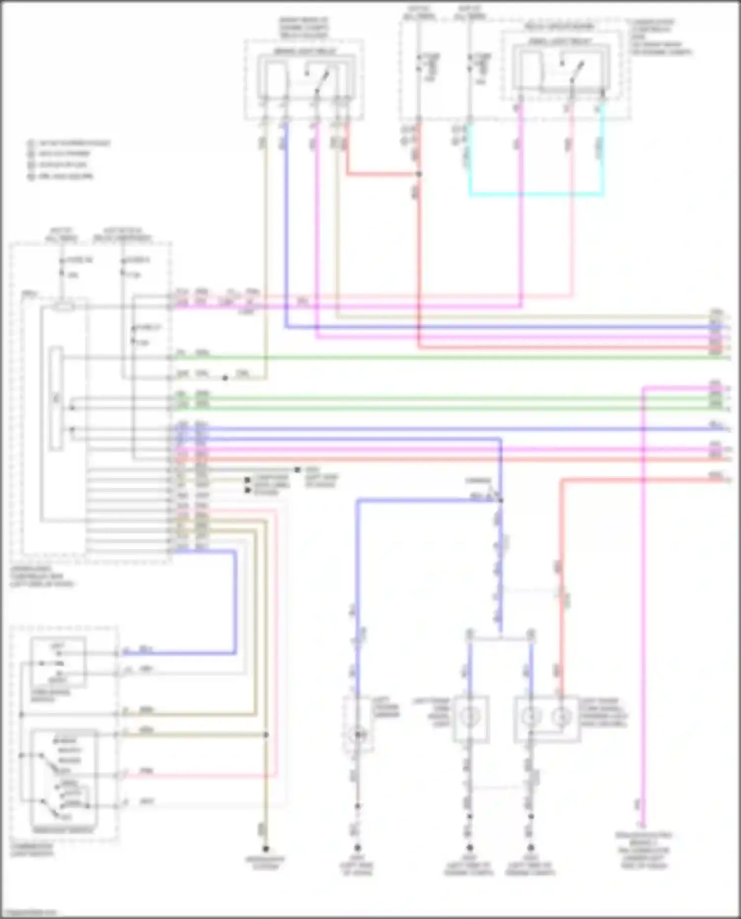 Wiring diagram relay circuit board for Honda Ridgeline II (2016-2021) (3 of 10)