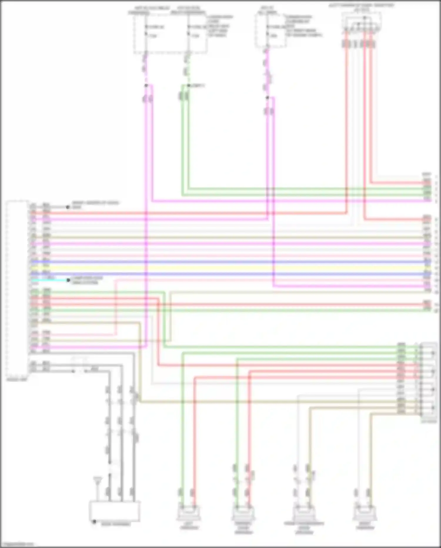 Wiring diagram right tweeter for Honda Ridgeline II (2016-2021) (3 of 5)