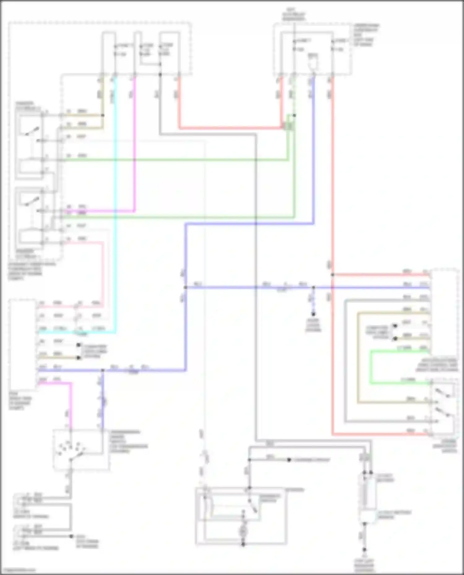 Wiring diagram starter cut relay 1 for Honda Ridgeline II (2016-2021) (2 of 2)