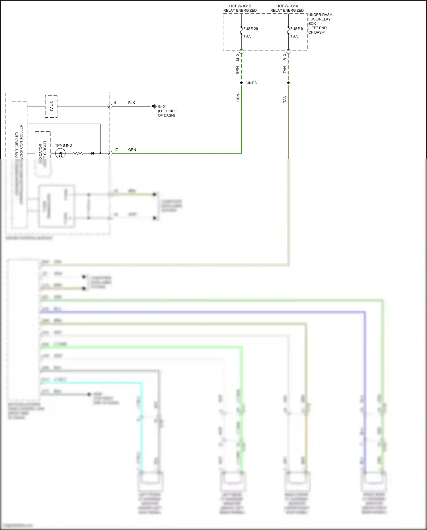 Honda Ridgeline II (2016-2021) tan wiring diagram  (50 of 107)