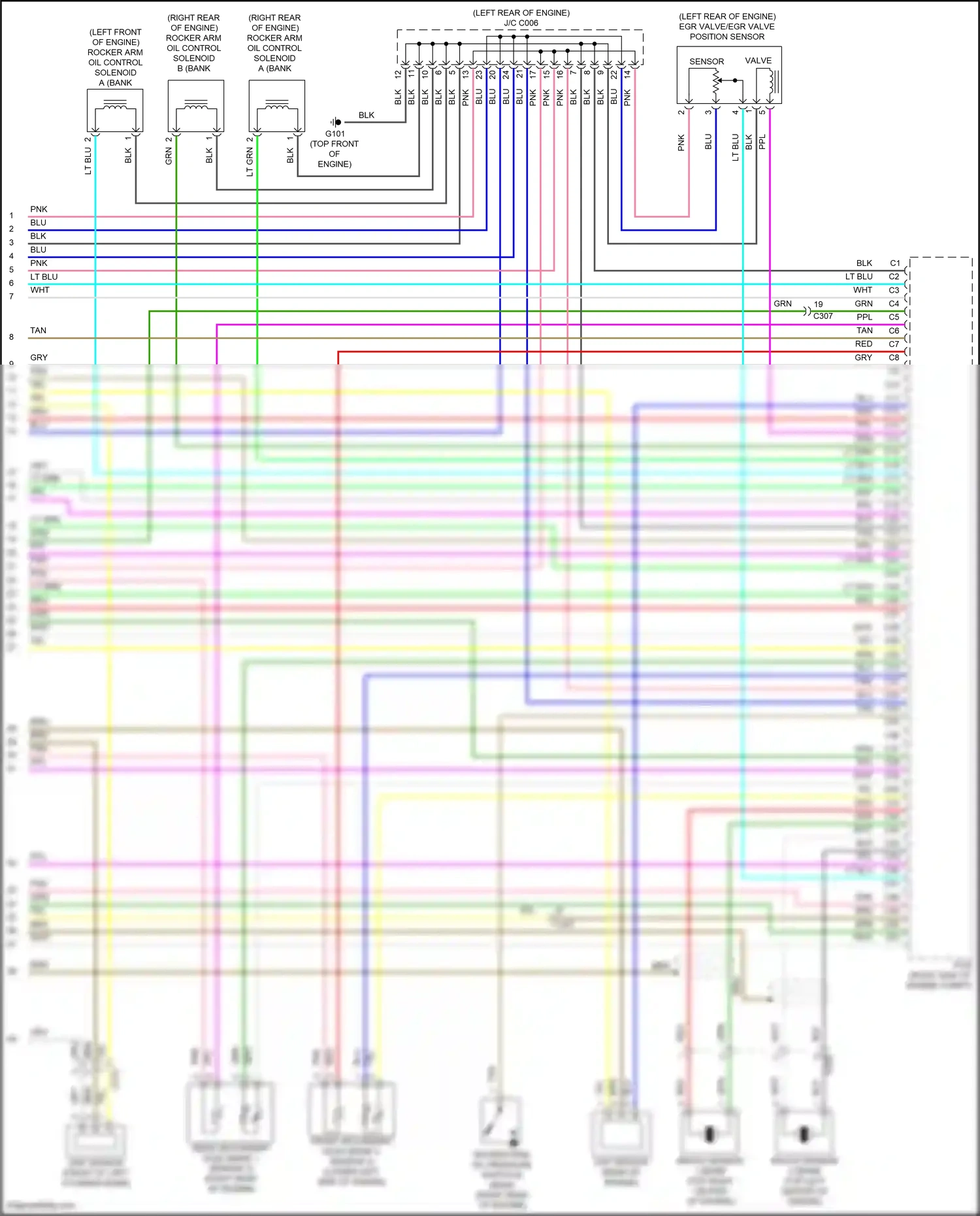 Honda Ridgeline II (2016-2021) tan wiring diagram  (107 of 107)