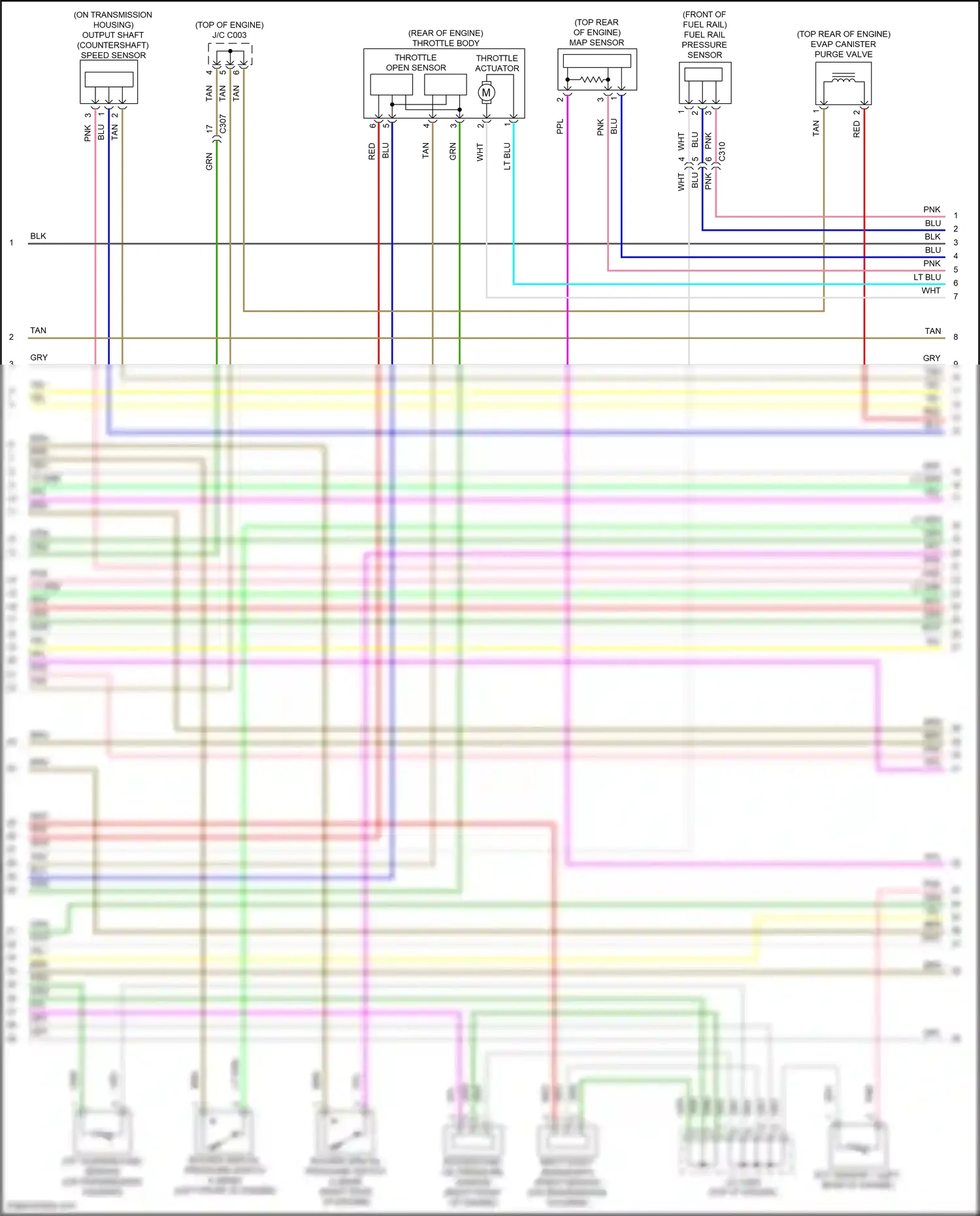 Honda Ridgeline II (2016-2021) tan wiring diagram  (100 of 107)