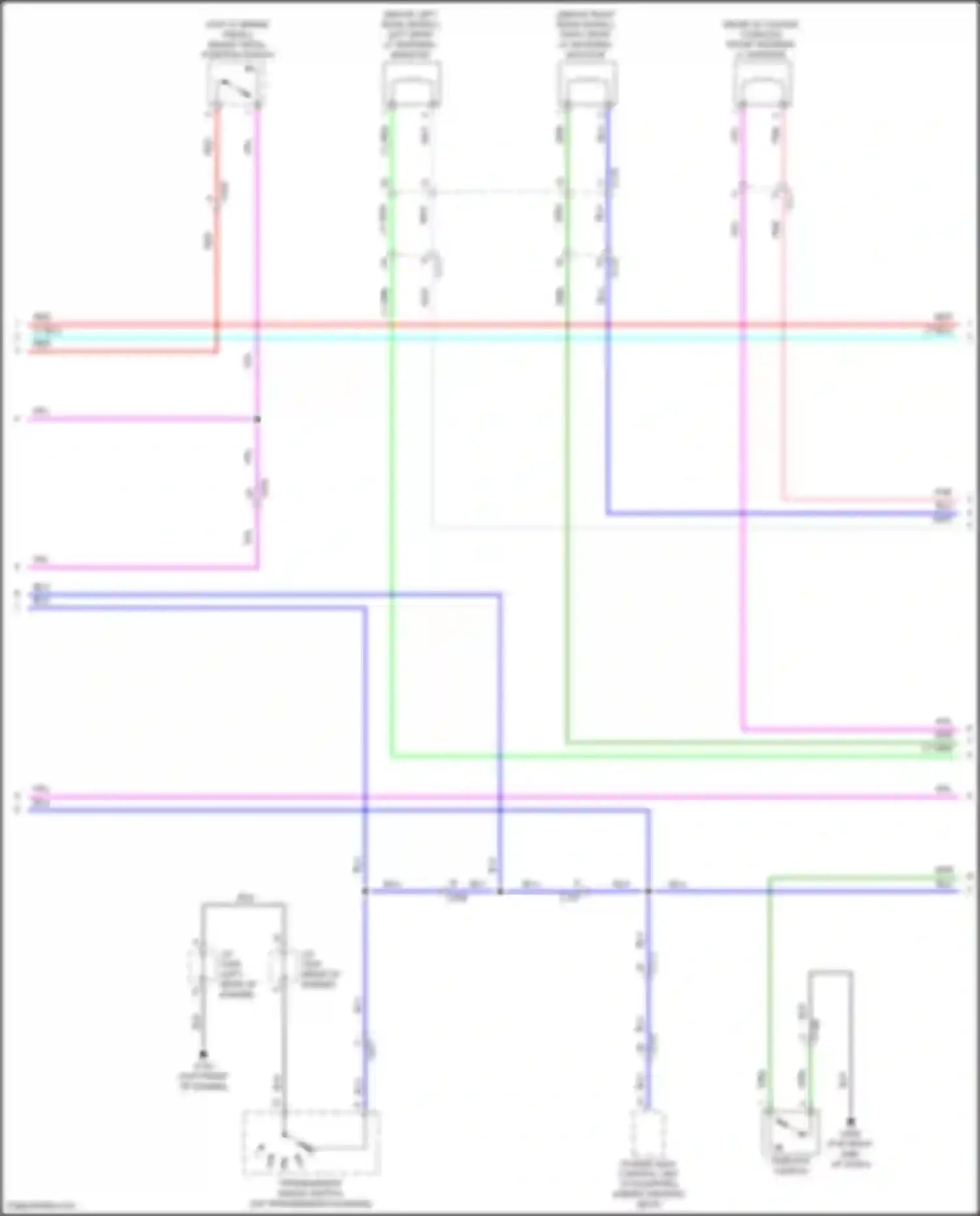 Wiring diagram transmission range switch for Honda Ridgeline II (2016-2021) (1 of 9)