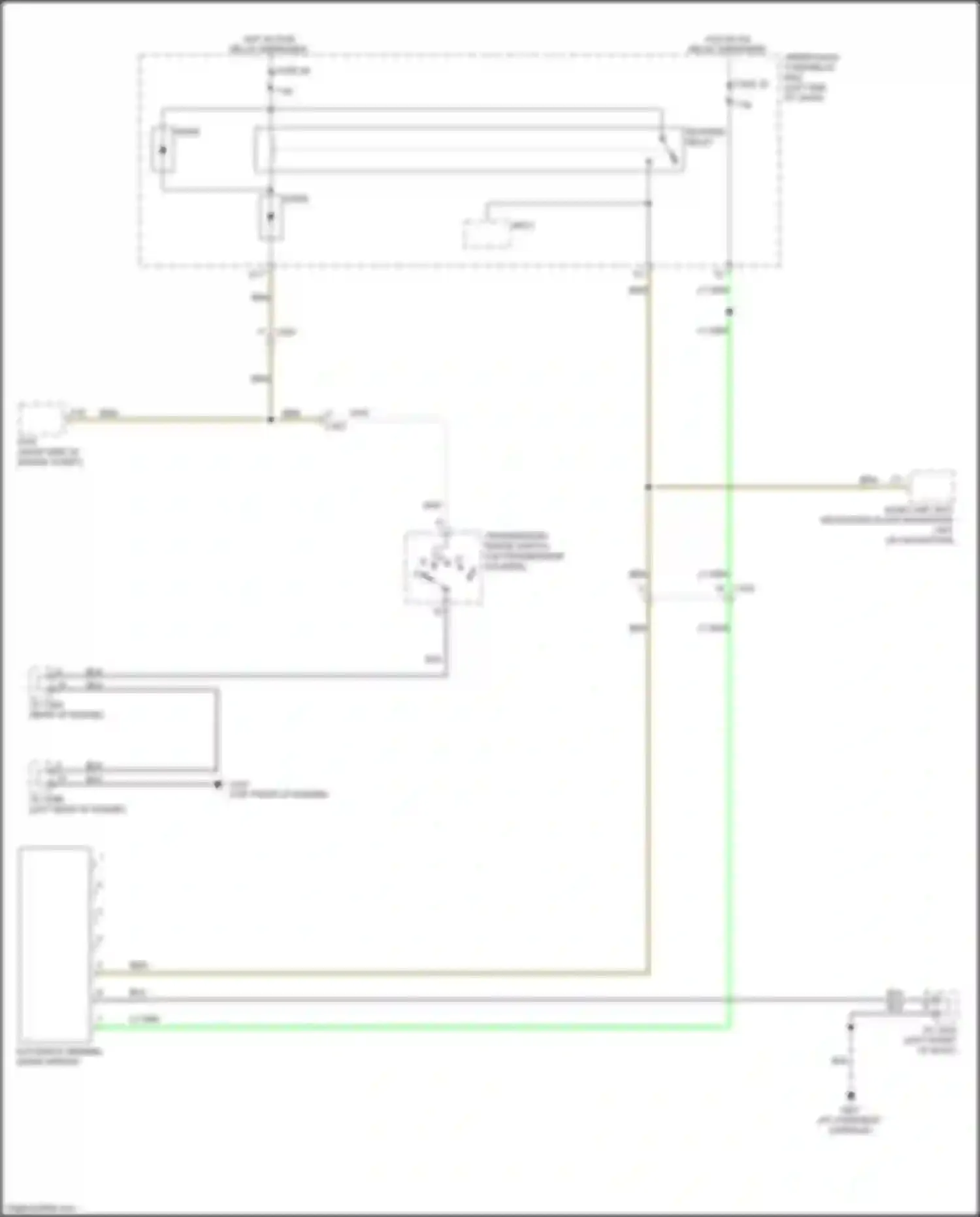 Wiring diagram transmission range switch for Honda Ridgeline II (2016-2021) (2 of 9)
