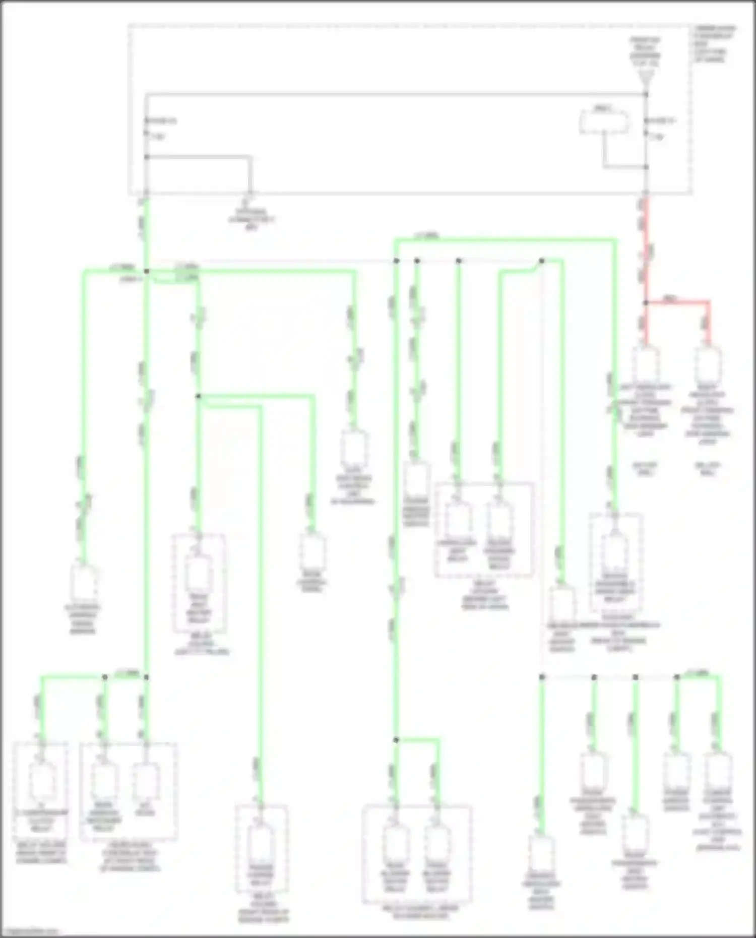 Wiring diagram ventilated seat relay for Honda Ridgeline II (2016-2021) (3 of 4)