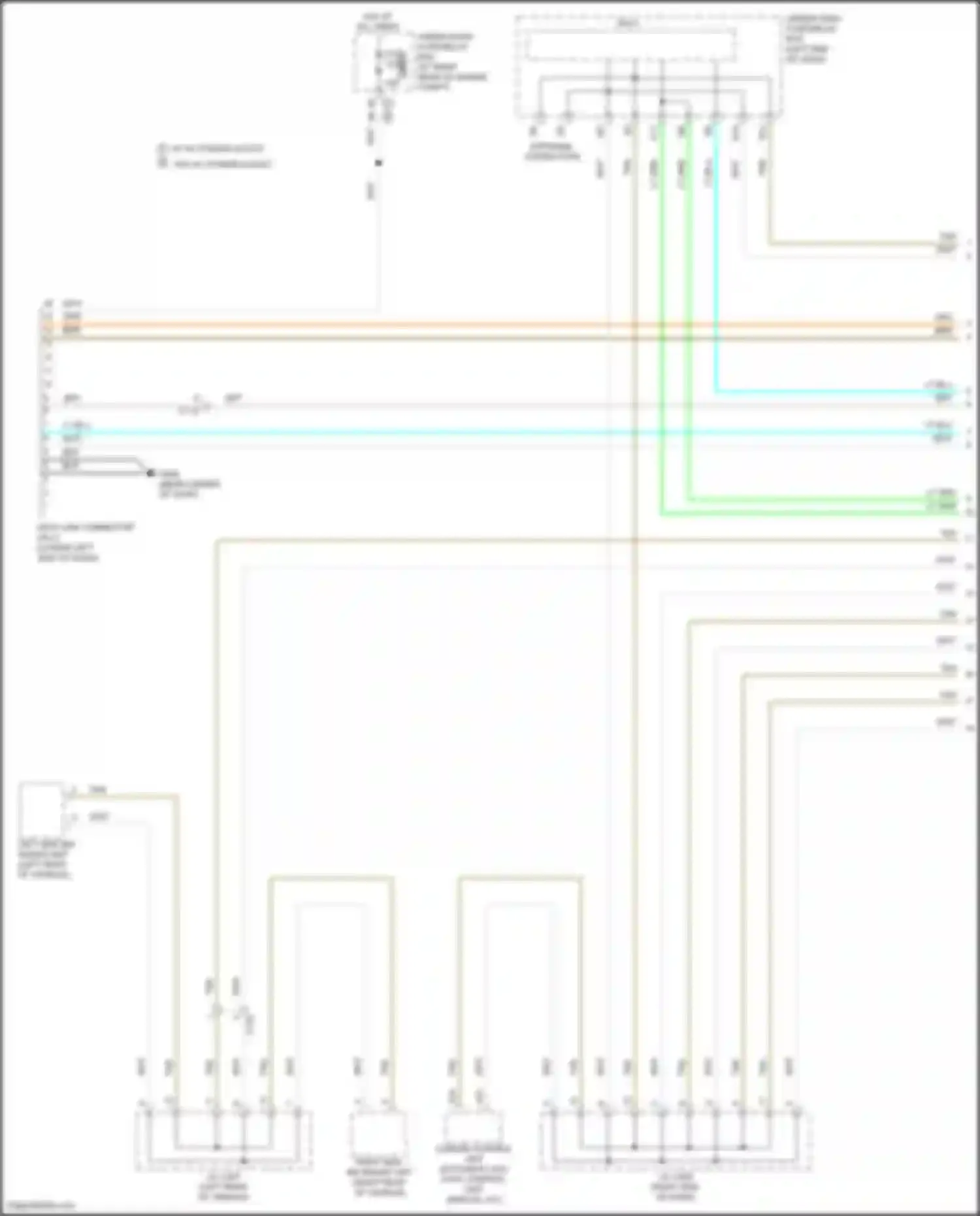 Wiring diagram w/ a/c power outlet w/o a/c power outlet for Honda Ridgeline II (2016-2021) (2 of 15)
