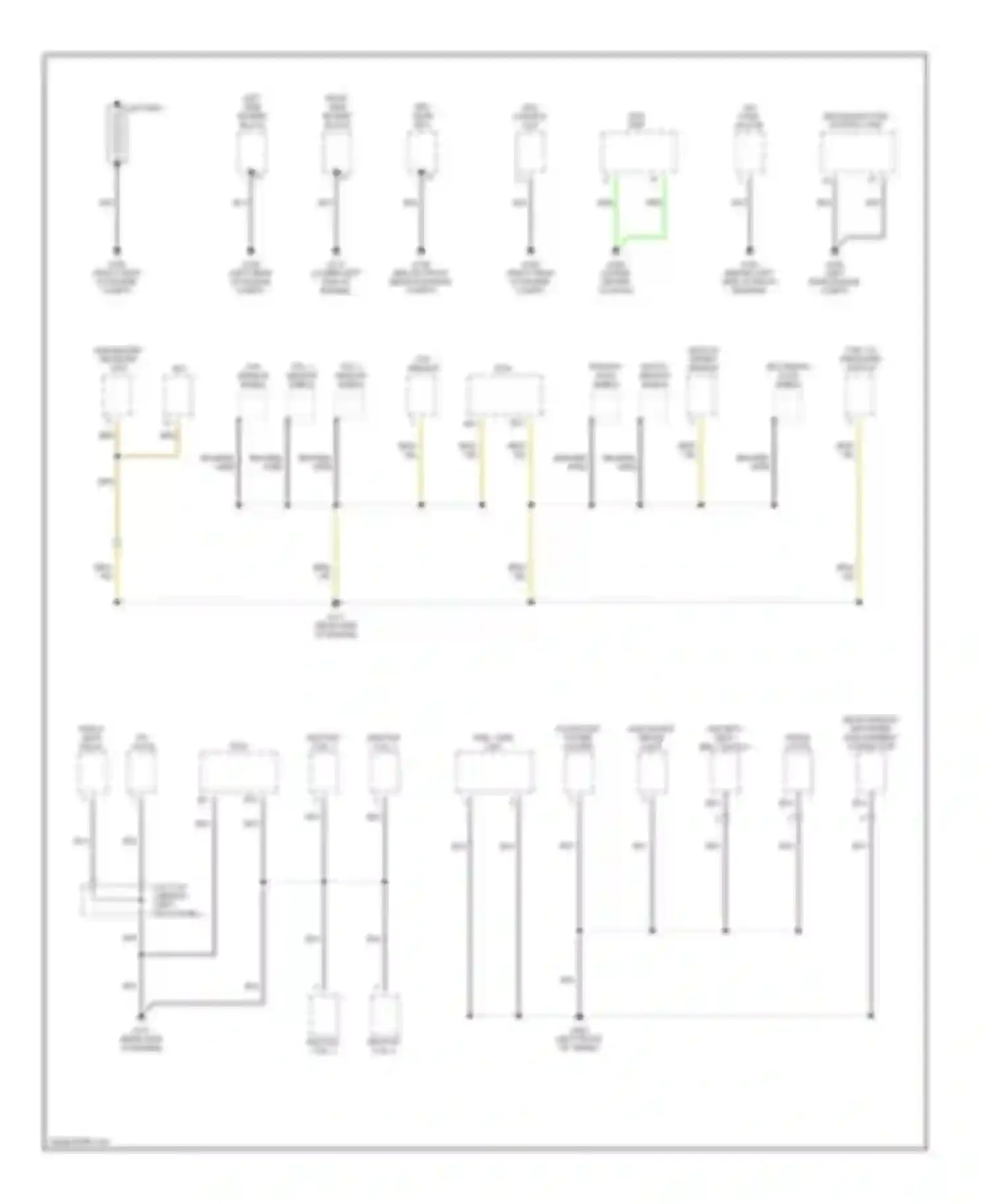 S2000 Honda AP1 (1999-2003): Ground distribution circuit (1 of 3)