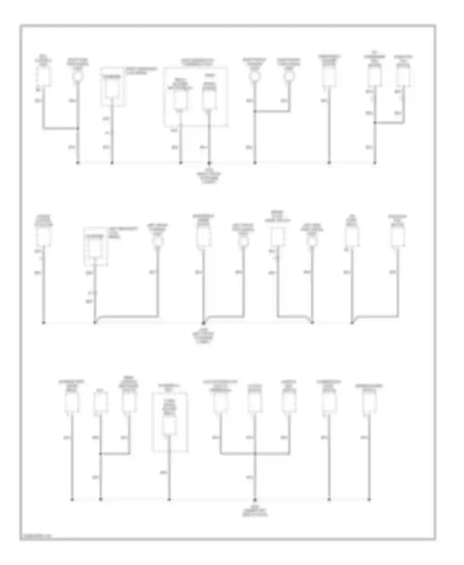 S2000 Honda AP1 (1999-2003): Ground distribution circuit (2 of 3)