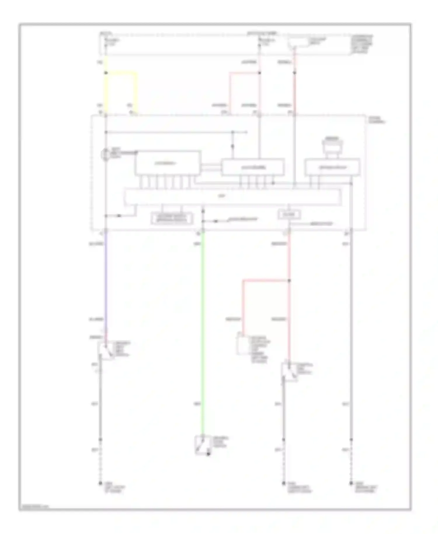 S2000 Honda AP1 (1999-2003): Warning system circuits