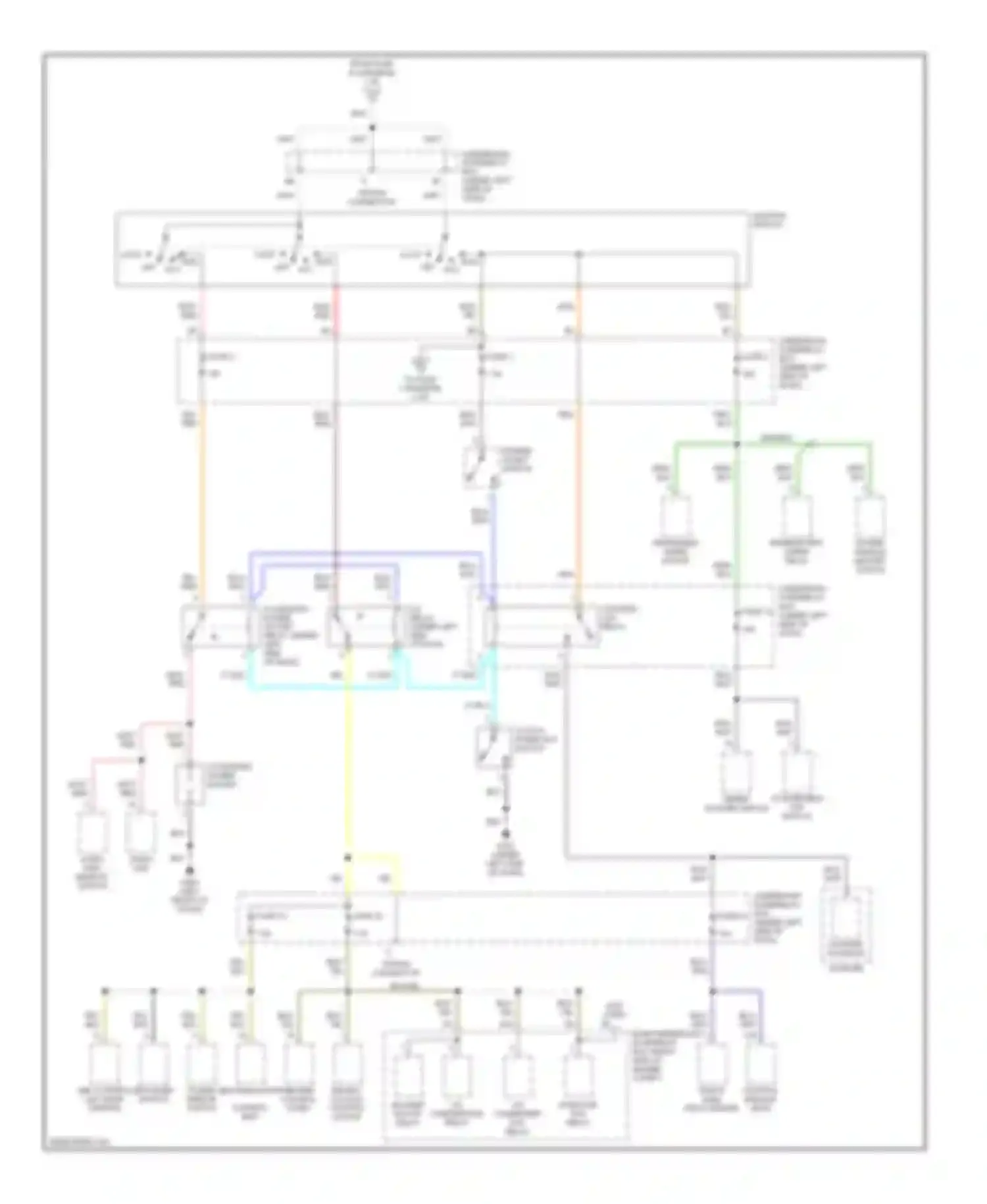 Wiring diagram abs modulator/ control unit heater control panel for Honda S2000 AP1 (1999-2003) (1 of 1)