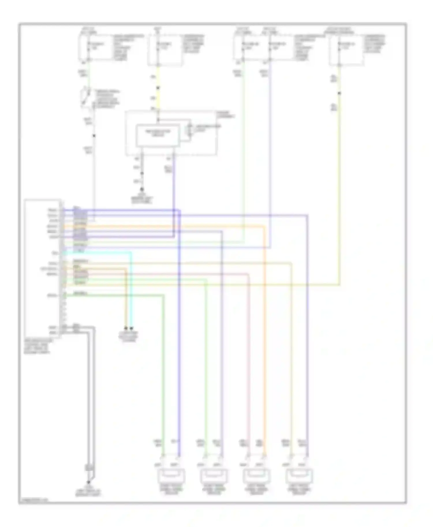 Wiring diagram blu/org for Honda S2000 AP1 (1999-2003) (1 of 6)