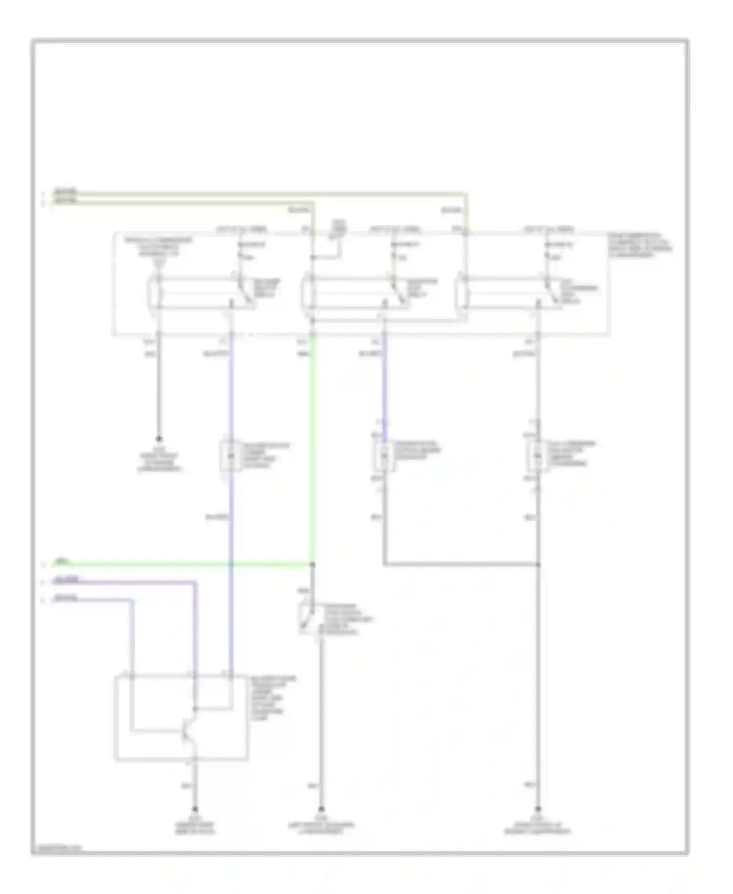Wiring diagram fuse 57 for Honda S2000 AP1 (1999-2003) (2 of 3)