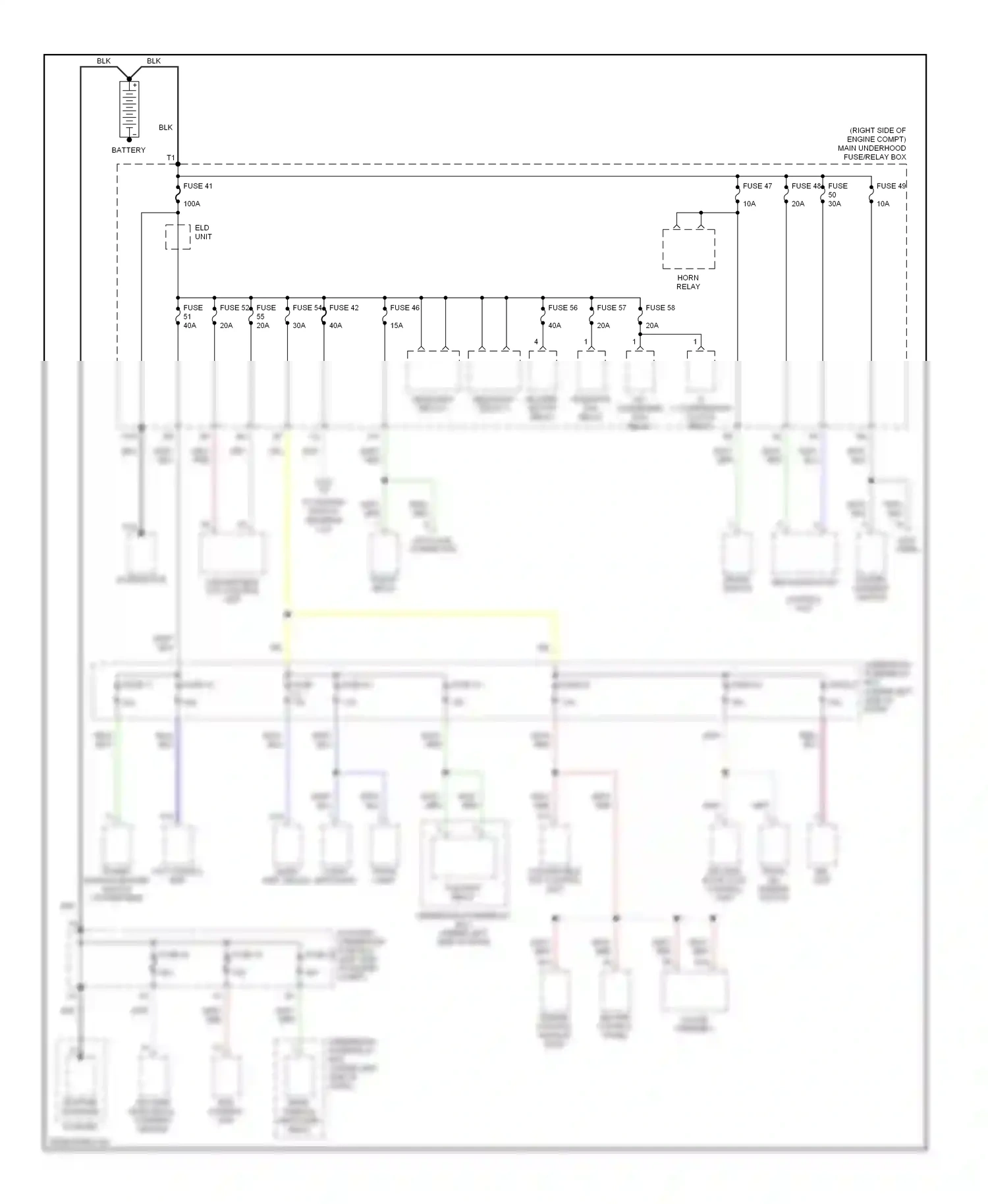 Honda S2000 AP1 (1999-2003) headlight relay 1 wiring diagram  (3 of 3)