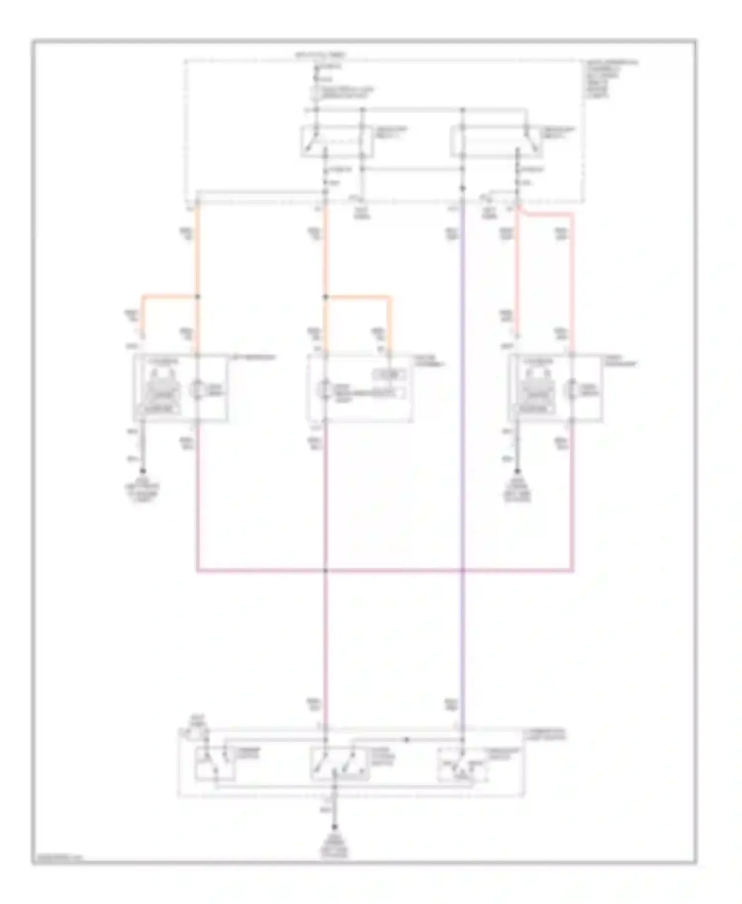 Wiring diagram headlight switch for Honda S2000 AP1 (1999-2003) (3 of 3)