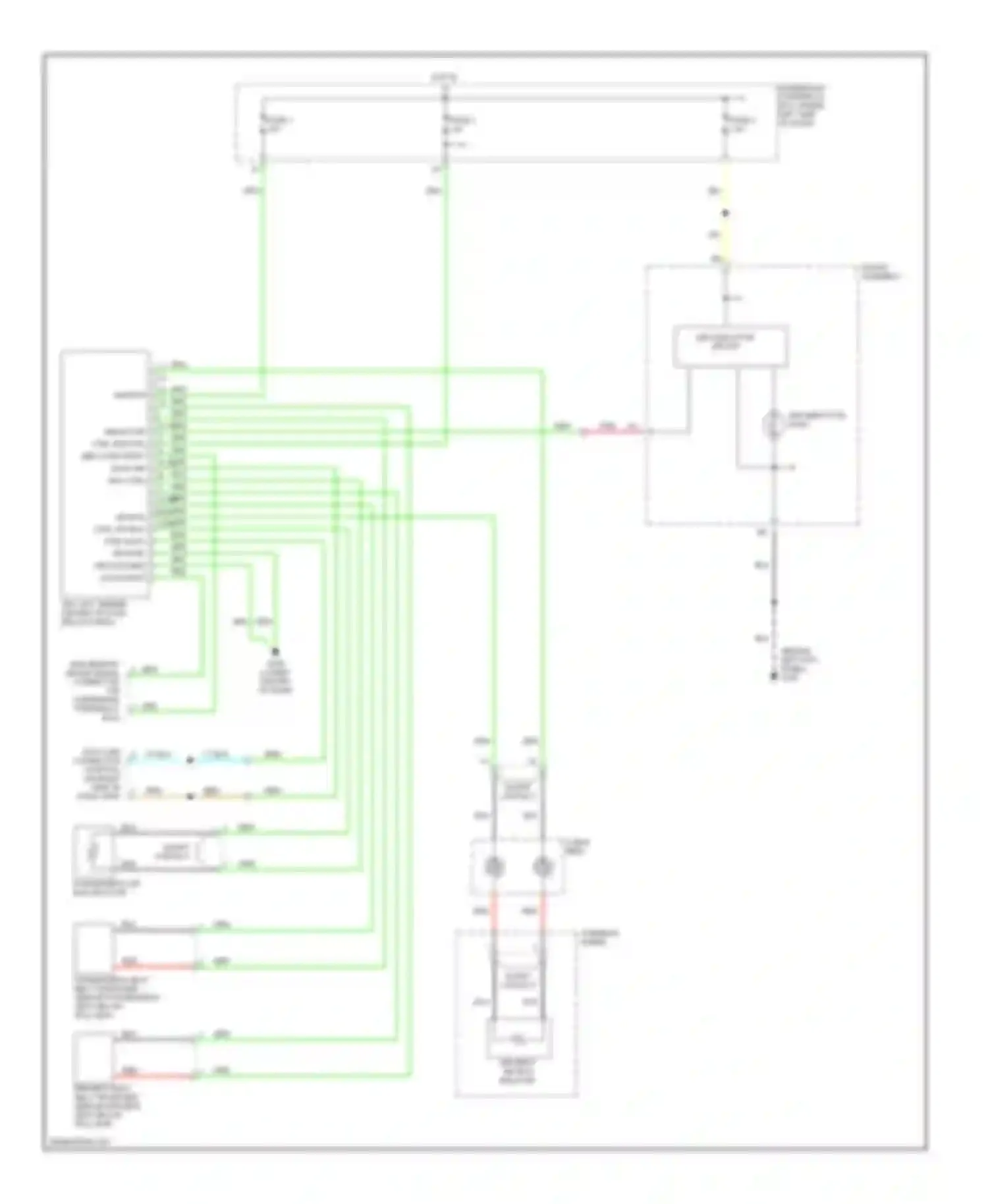 Wiring diagram srs indicator circuit for Honda S2000 AP1 (1999-2003)