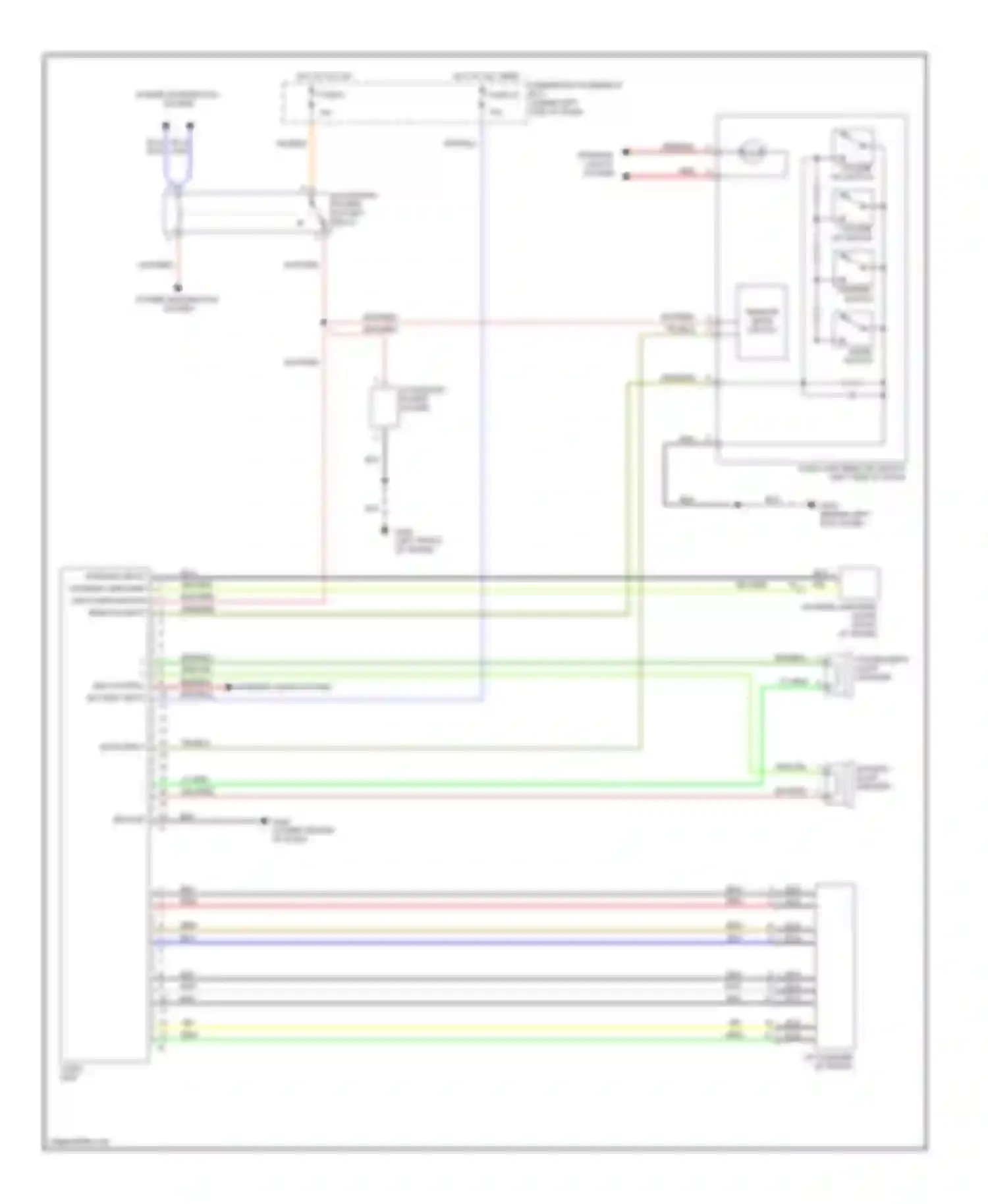 Wiring diagram mode switch for Honda S2000 AP1 (1999-2003) (1 of 1)