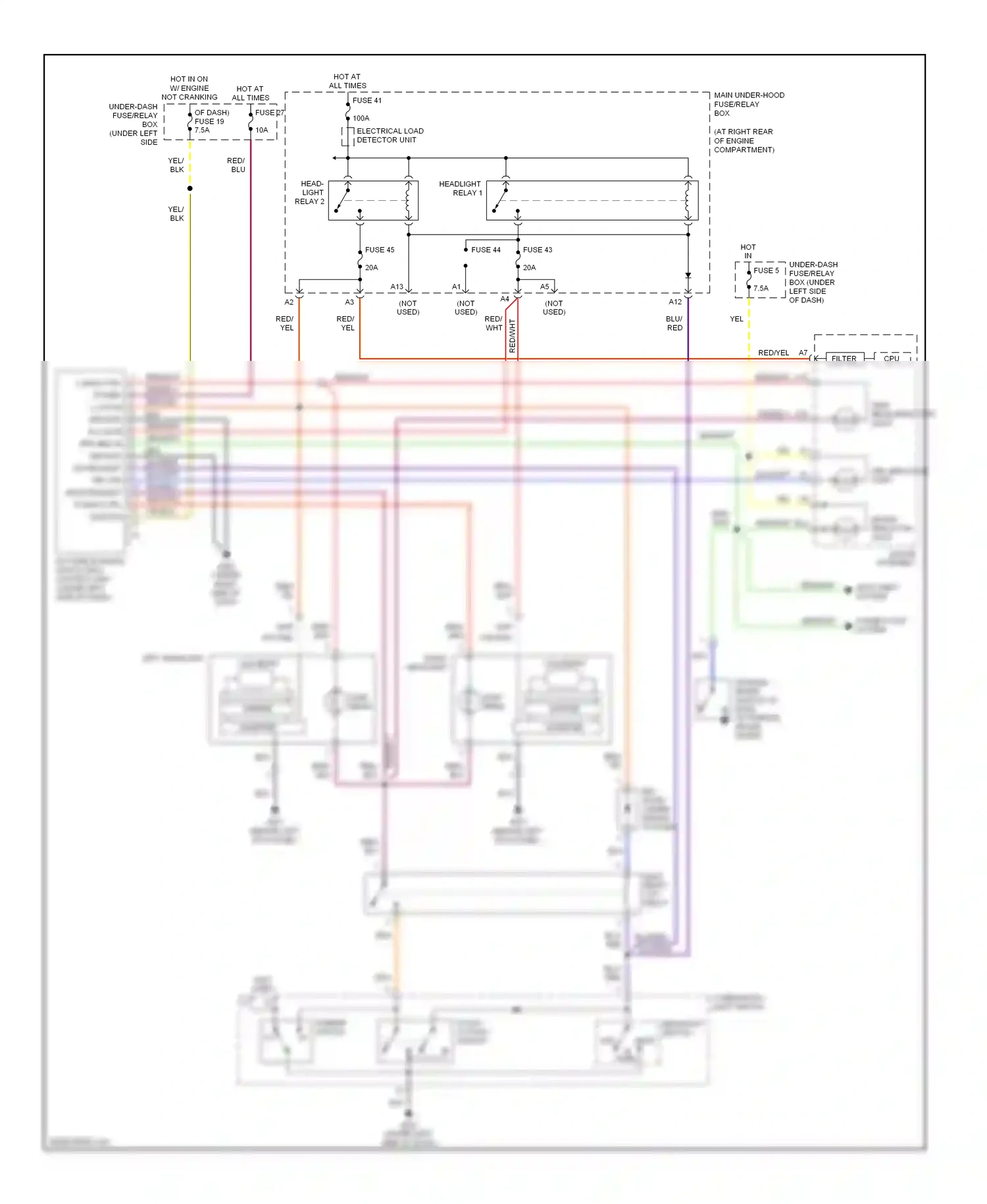 Honda S2000 AP2 facelift (2003-2009) filter wiring diagram  (3 of 5)