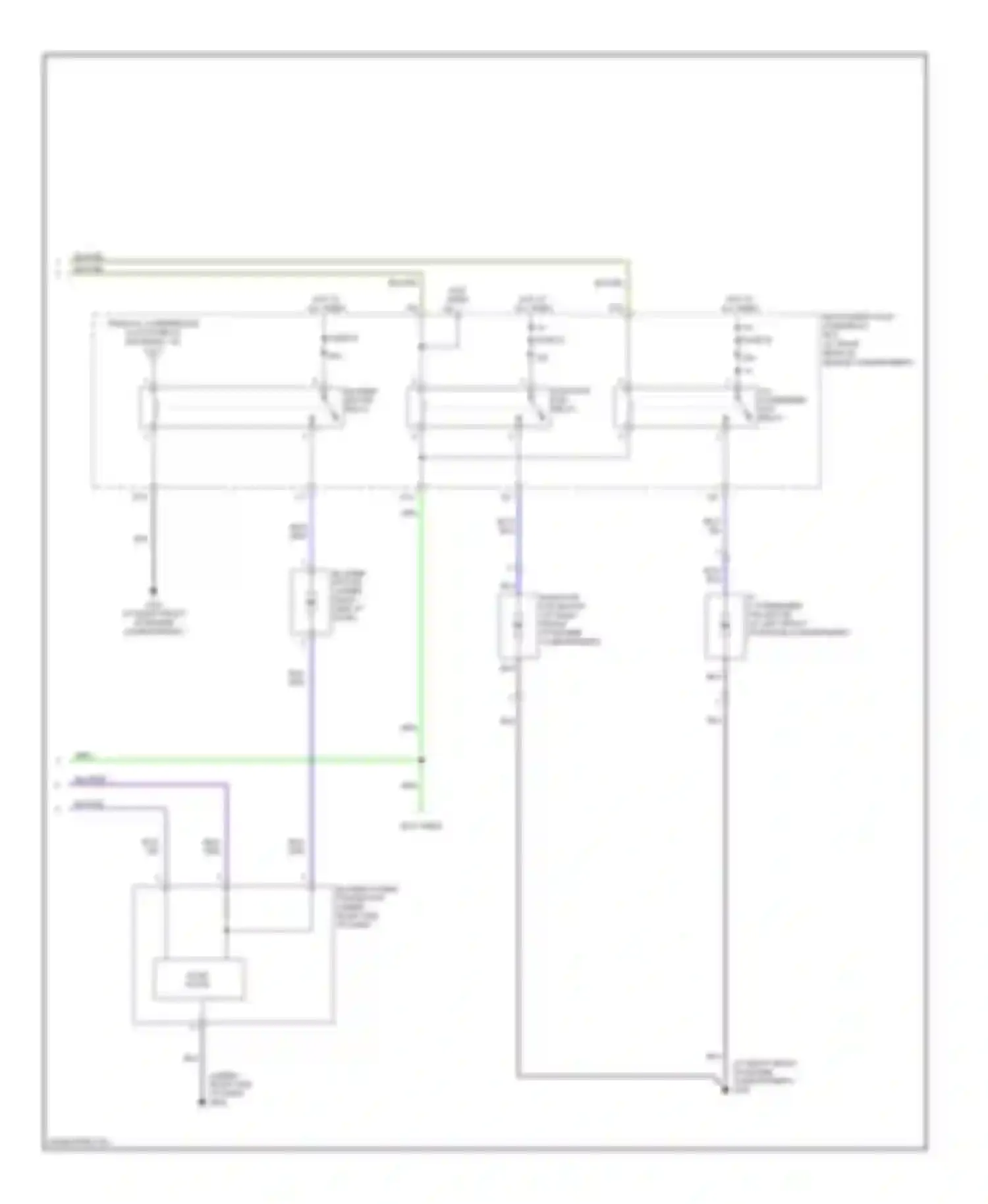 Wiring diagram fuse 57 for Honda S2000 AP2 facelift (2003-2009) (2 of 2)