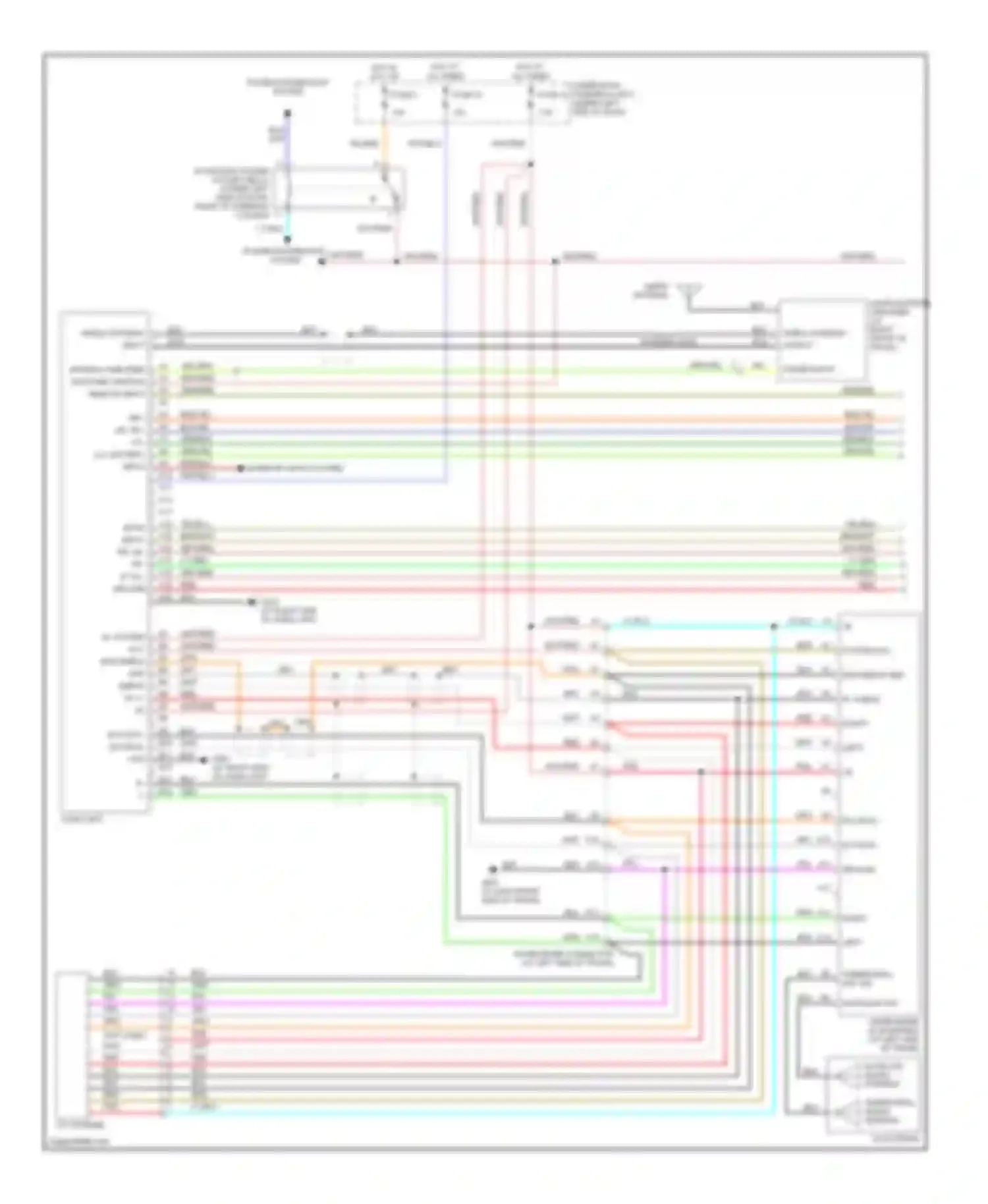 Wiring diagram antenna amplifier switched ignition remote input for Honda S2000 AP2 facelift (2003-2009)