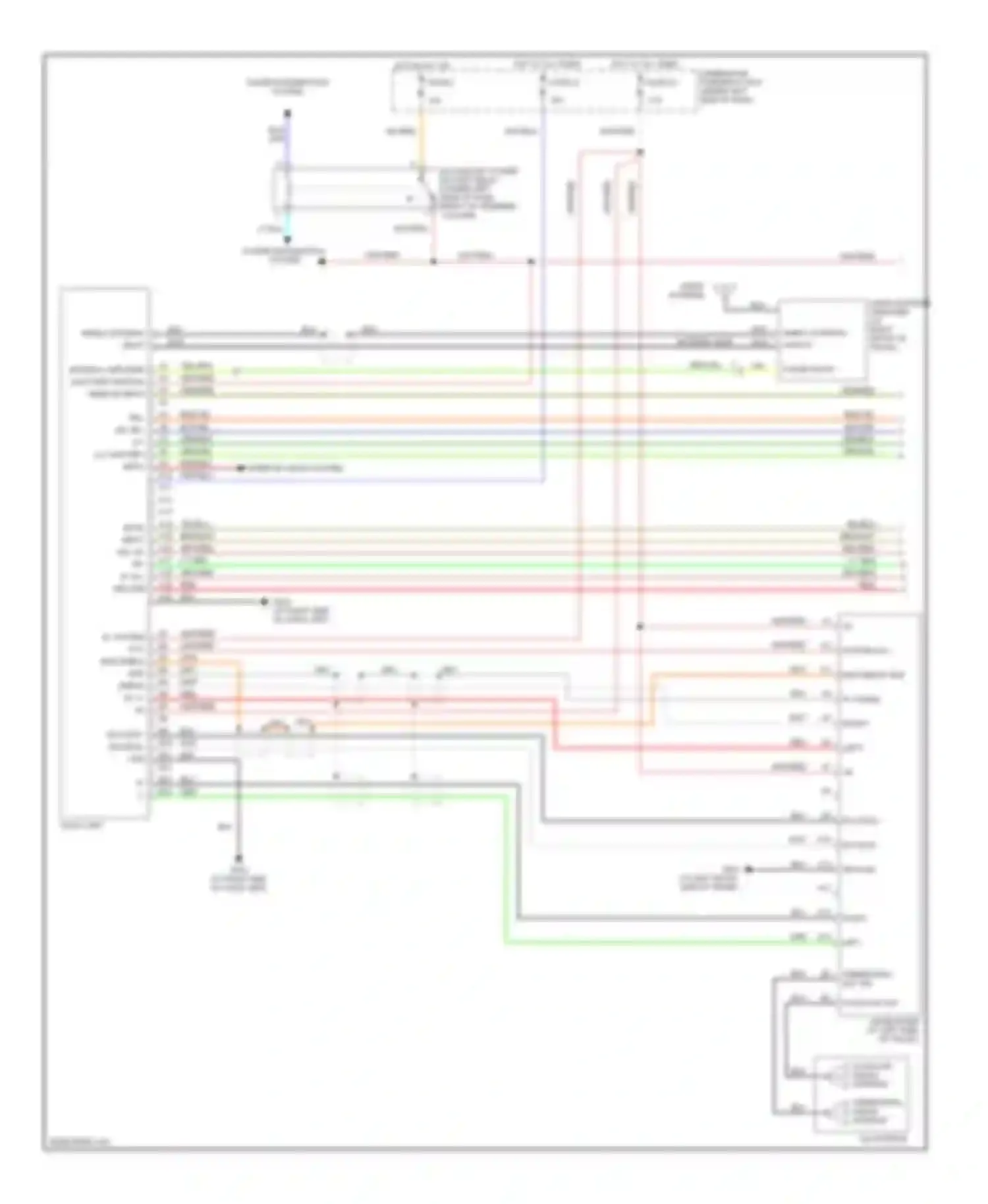 Wiring diagram antenna amplifier switched ignition remote input for Honda S2000 AP2 facelift (2003-2009)