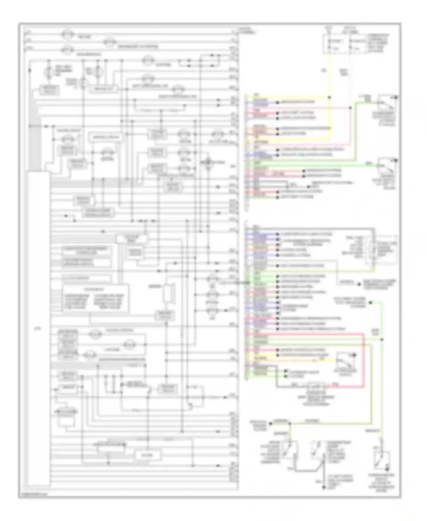 Wiring diagram odo/trip switch mph/km/h switch for Honda S2000 AP2 facelift (2003-2009)