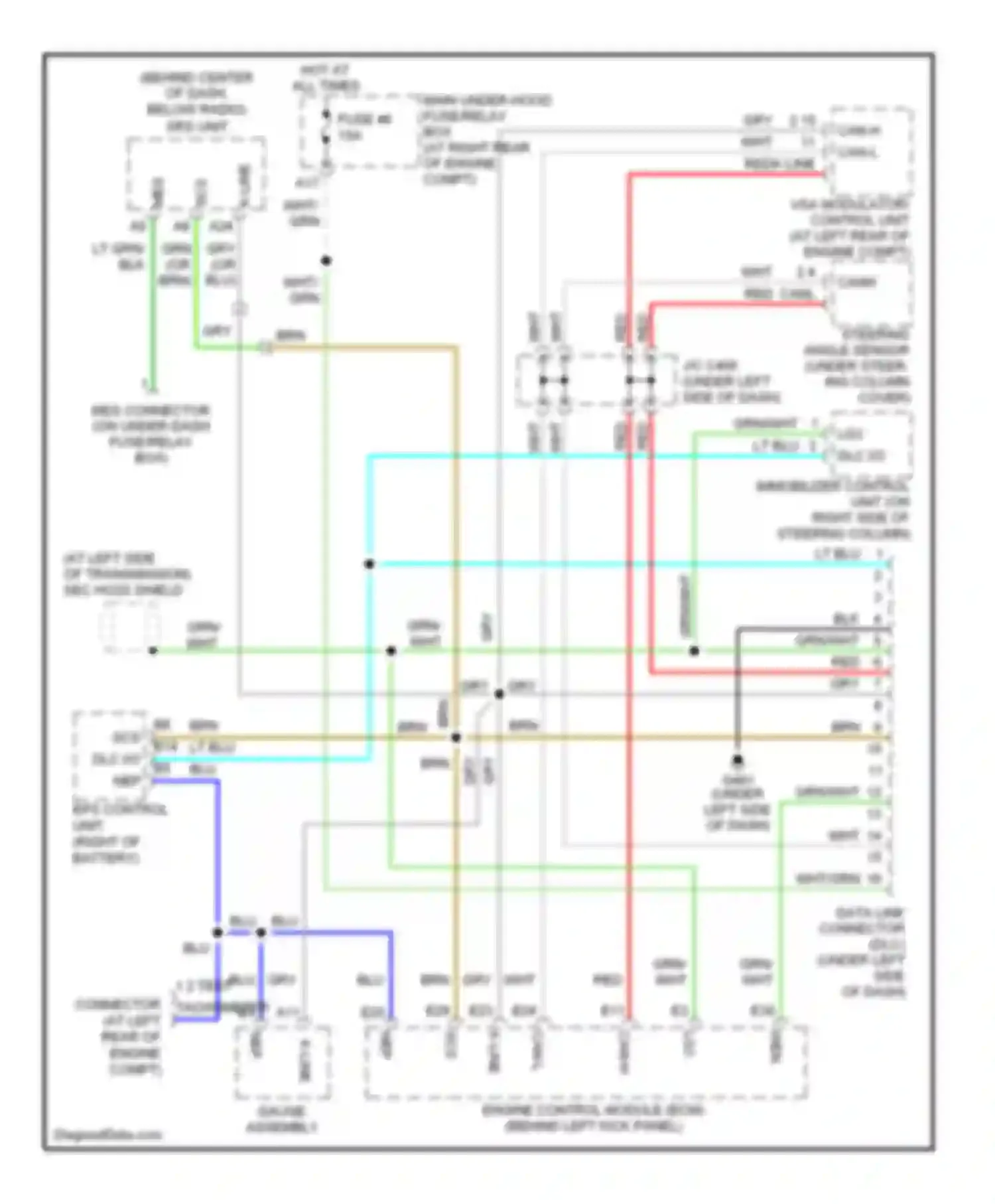 S2000 Honda I (2004-2009): Computer data lines circuit