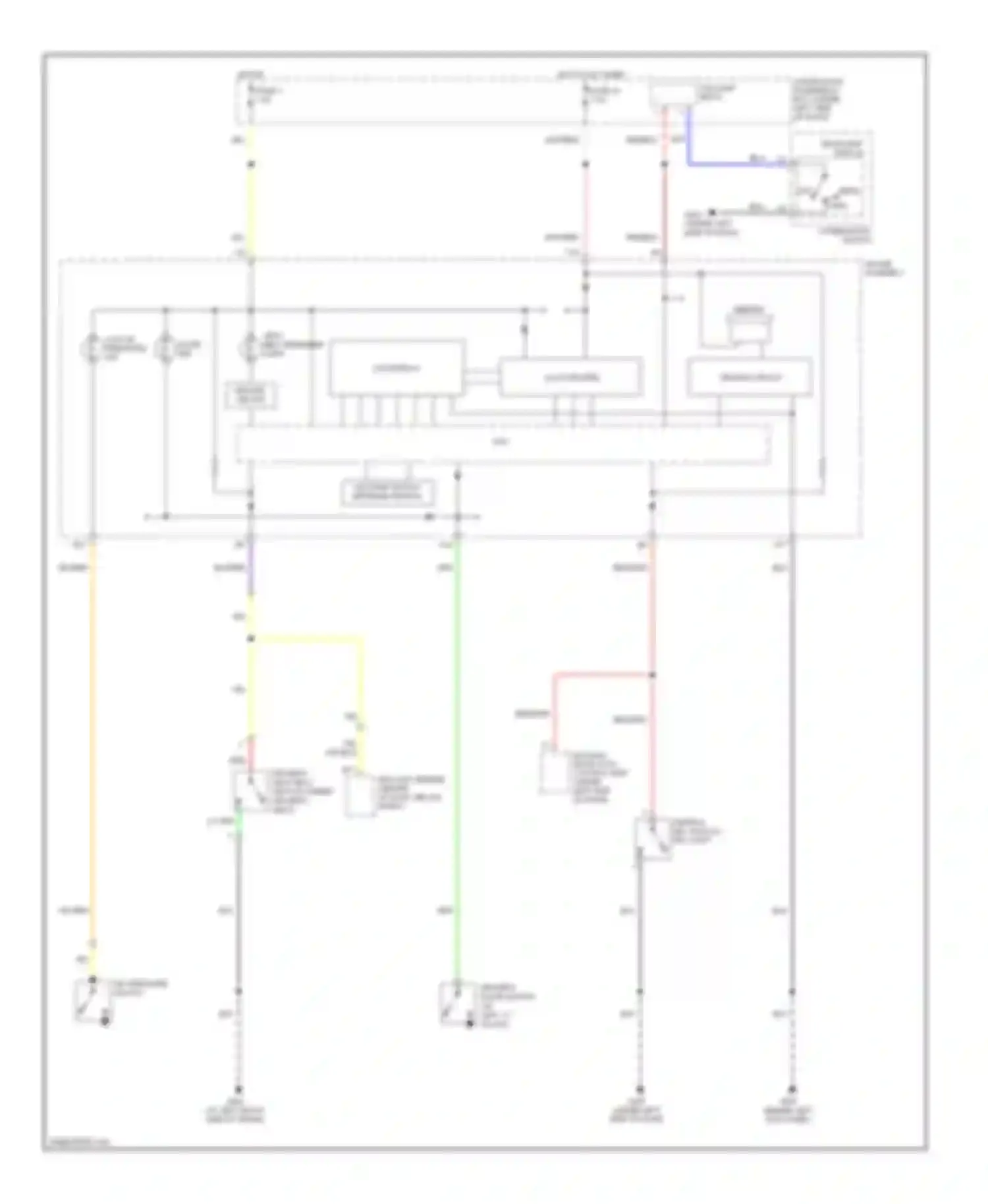 S2000 Honda I (2004-2009): Warning systems circuit
