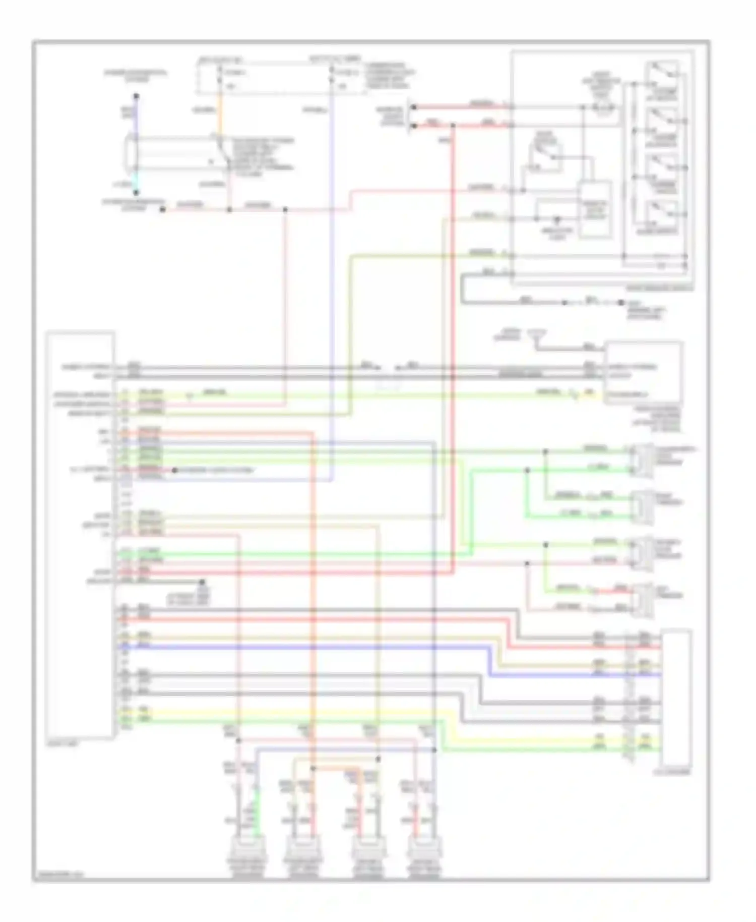 Wiring diagram shield antenna input for Honda S2000 I (2004-2009)