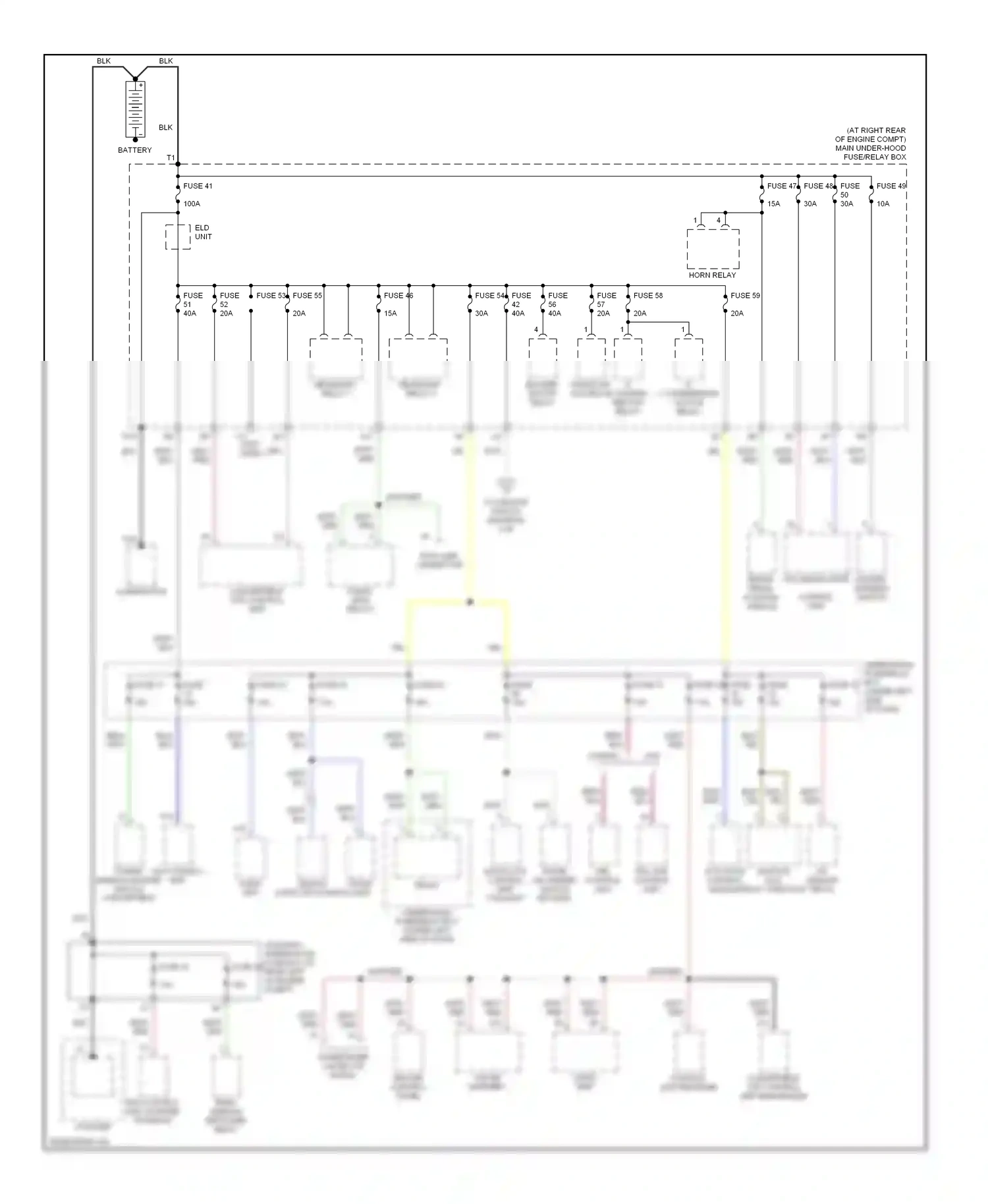 Wiring diagram brake pedal position switch for Honda S2000 I (2004-2009) (2 of 2)