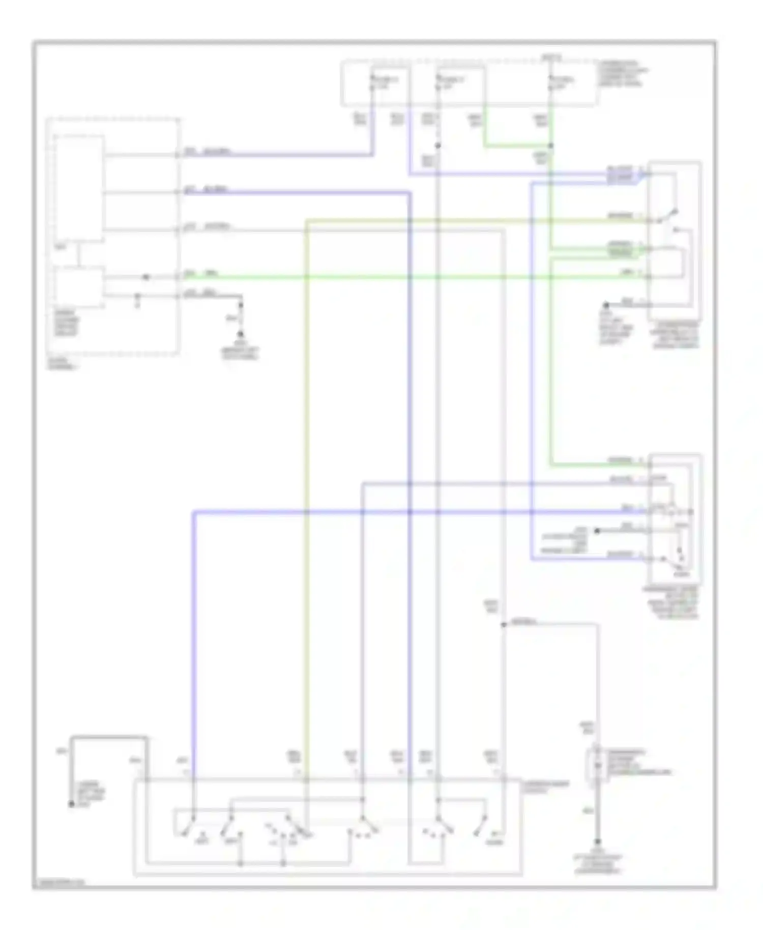 Wiring diagram (at left front side of for Honda S2000 I (2004-2009)