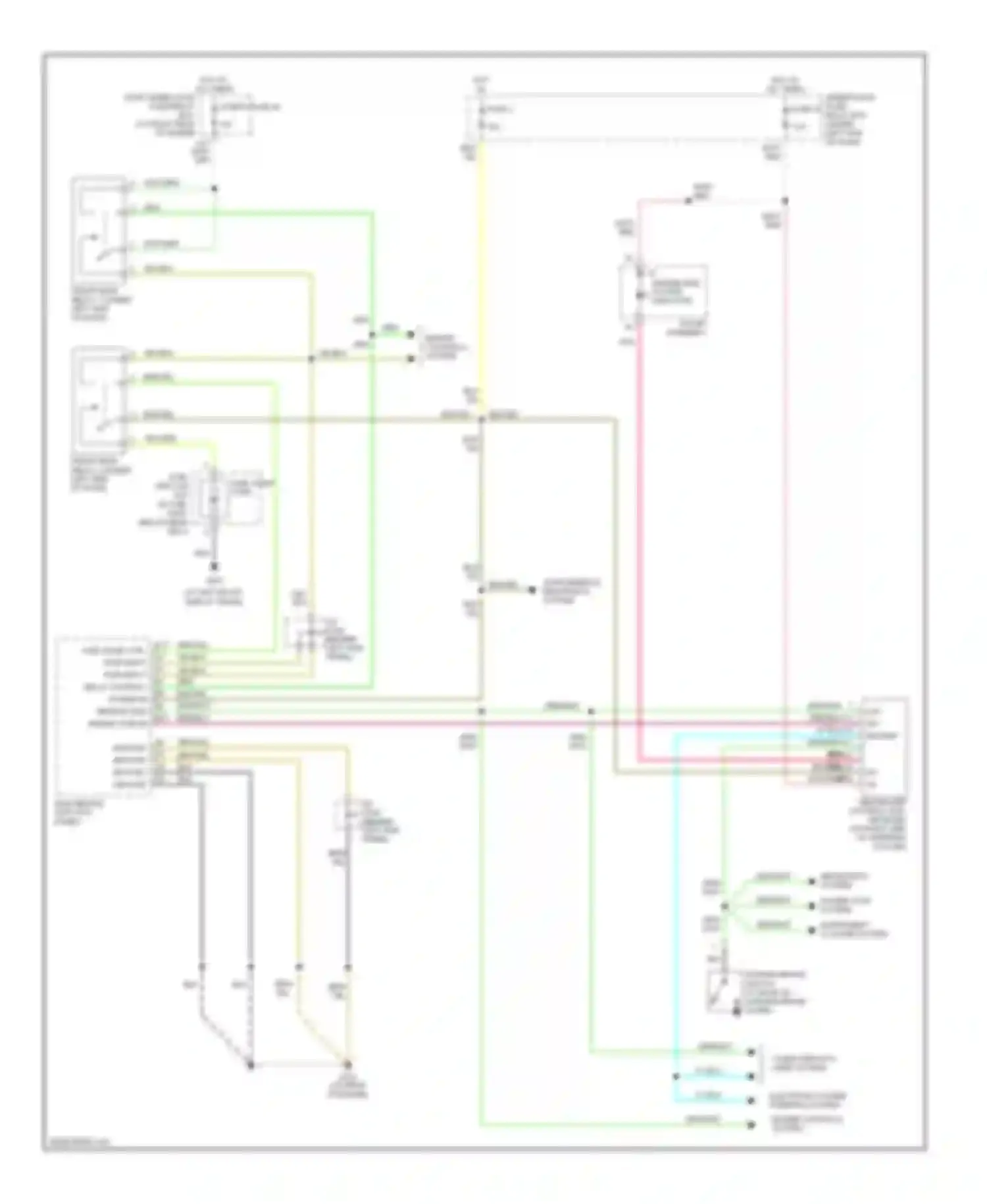 Wiring diagram computer data lines system for Honda S2000 I (2004-2009)