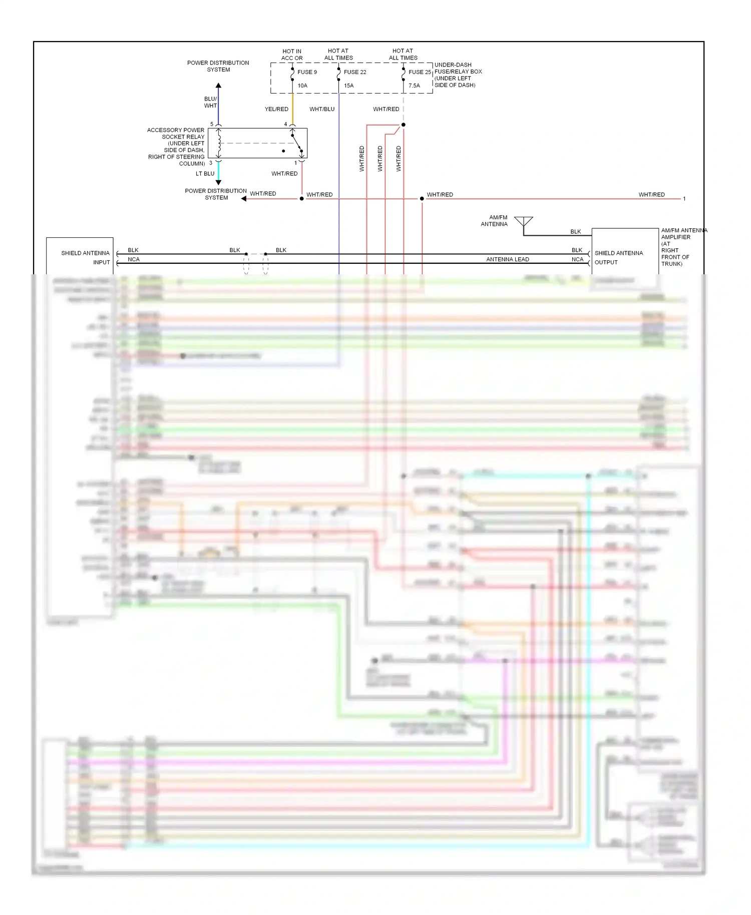 Honda S2000 I (2004-2009) terrestrial ant sig wiring diagram  (1 of 2)