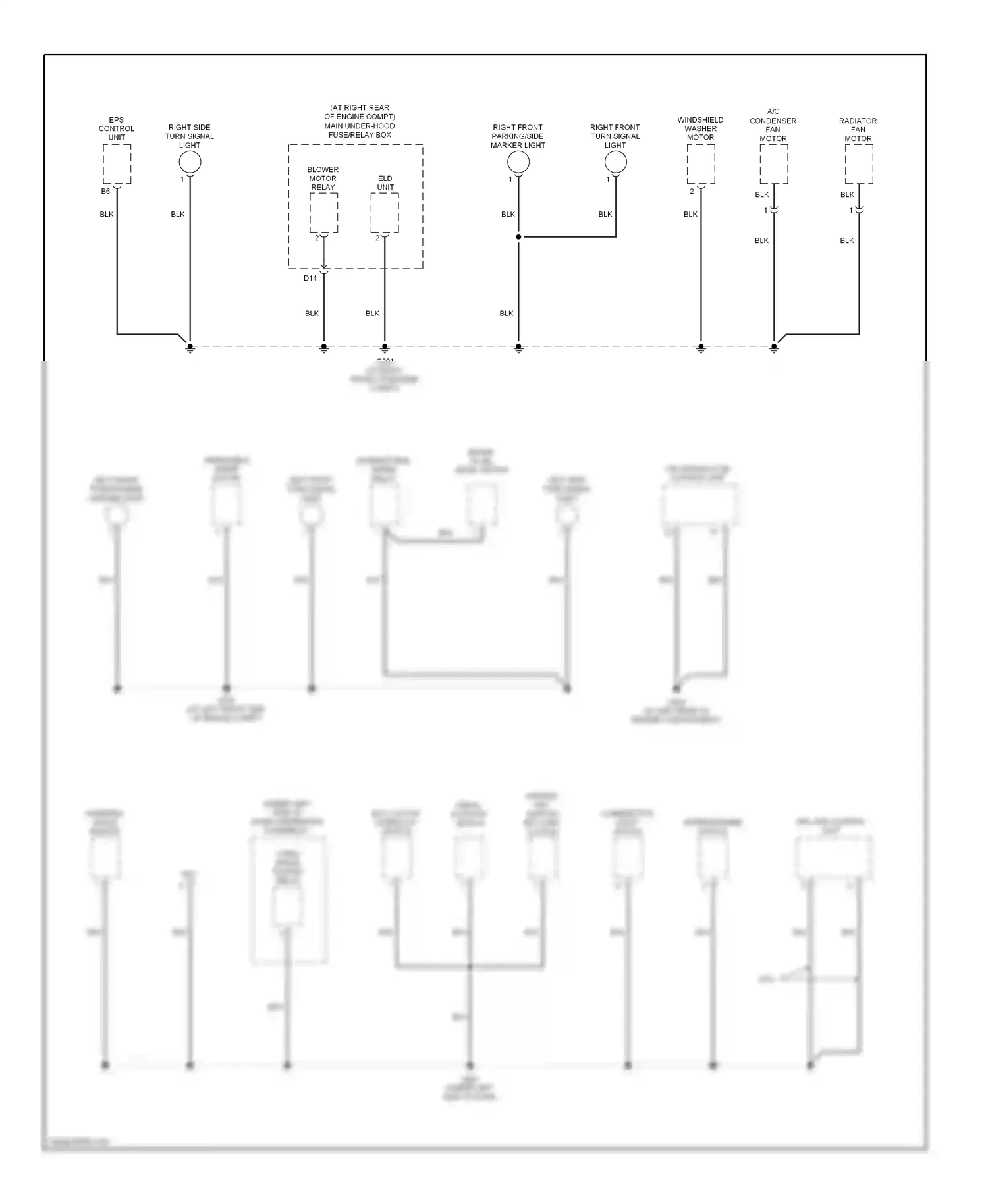Honda S2000 I (2004-2009) wiper/washer switch wiring diagram  (1 of 2)