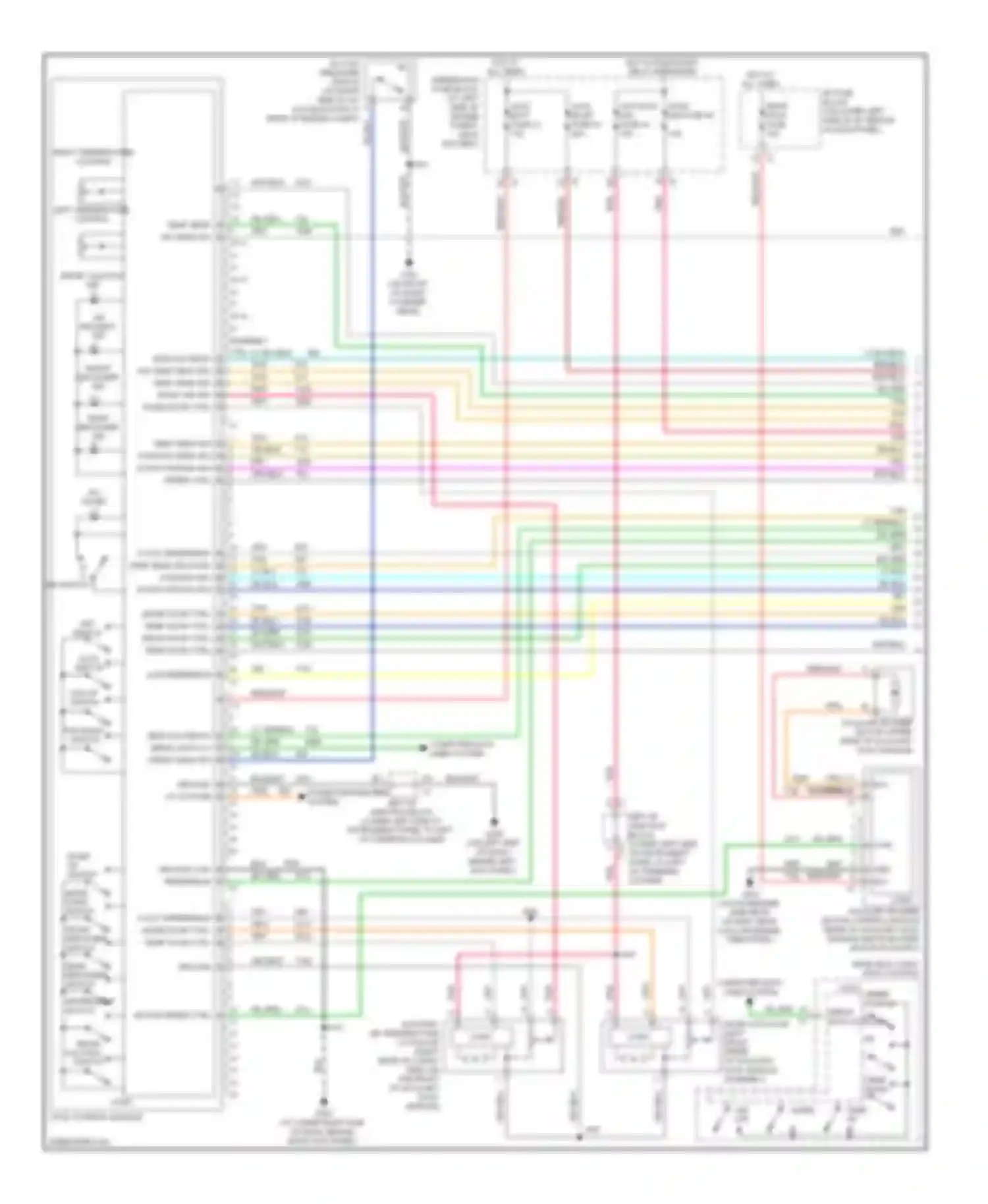 H2 Hummer I facelift (2007-2009): Automatic a/c circuit (1 of 3)