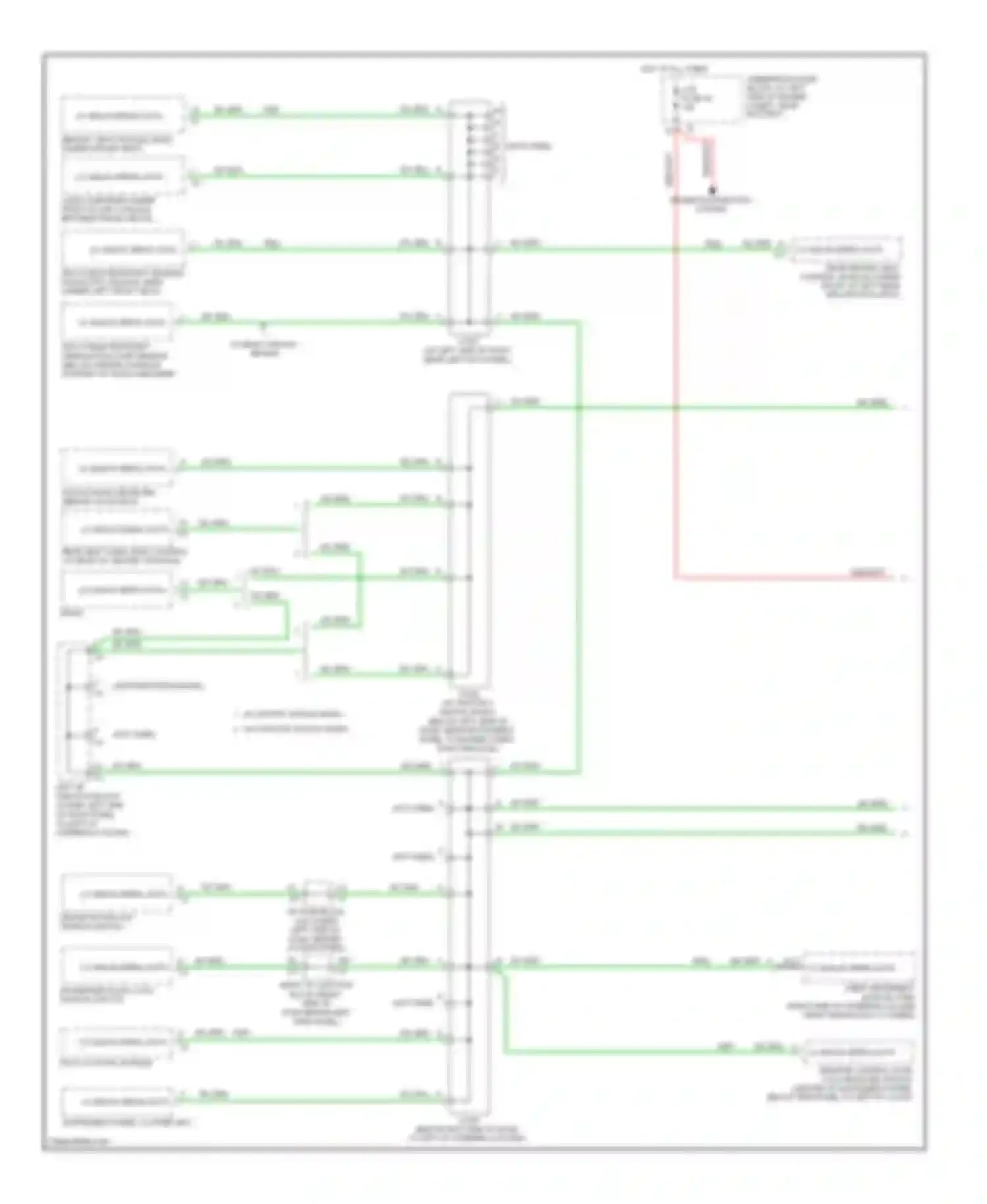 H2 Hummer I facelift (2007-2009): Computer data lines circuit (1 of 2)
