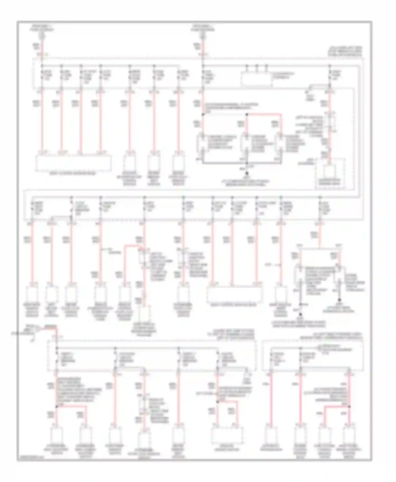 H2 Hummer I facelift (2007-2009): Power distribution circuit (2 of 4)