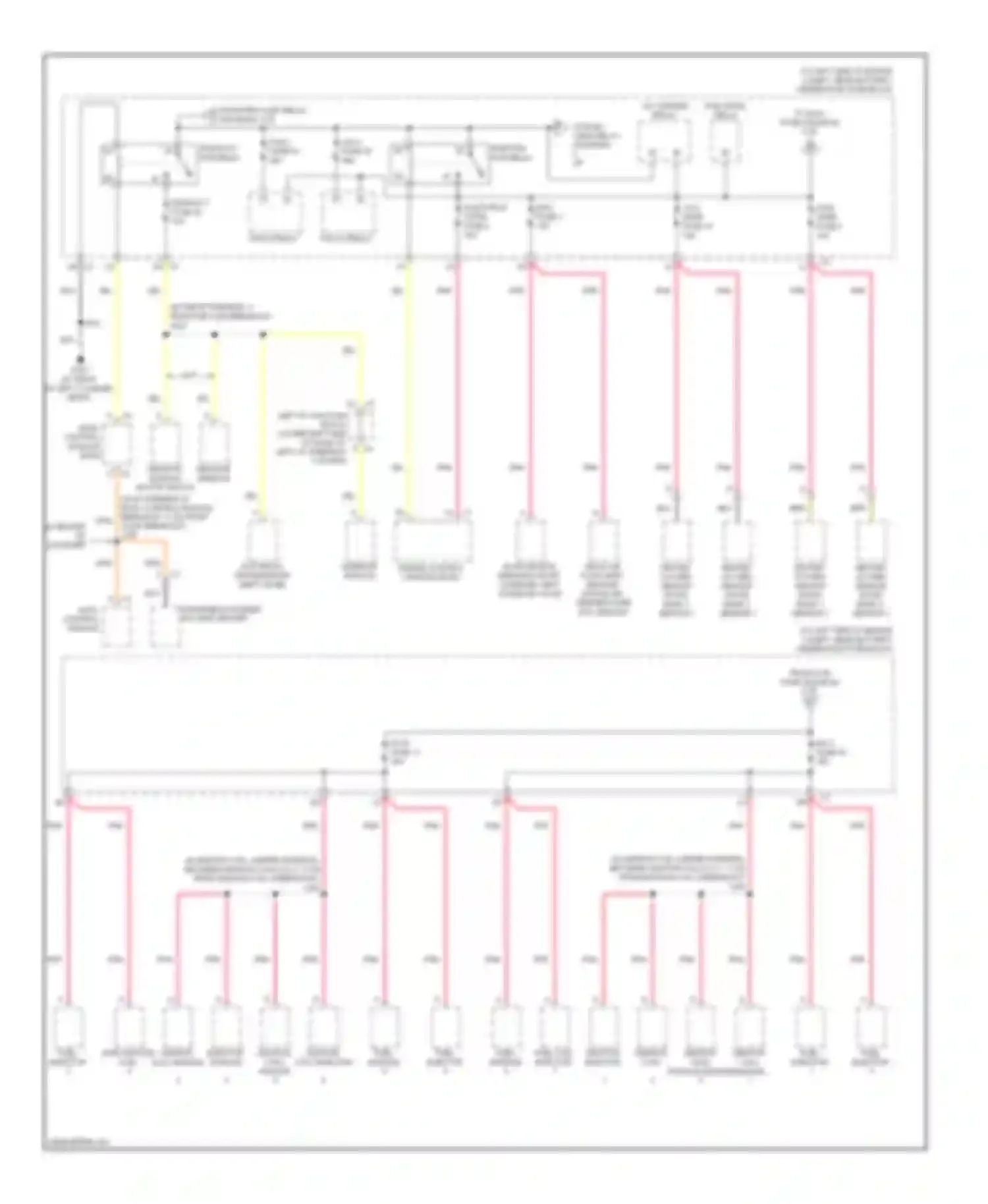 H2 Hummer I facelift (2007-2009): Power distribution circuit (3 of 4)